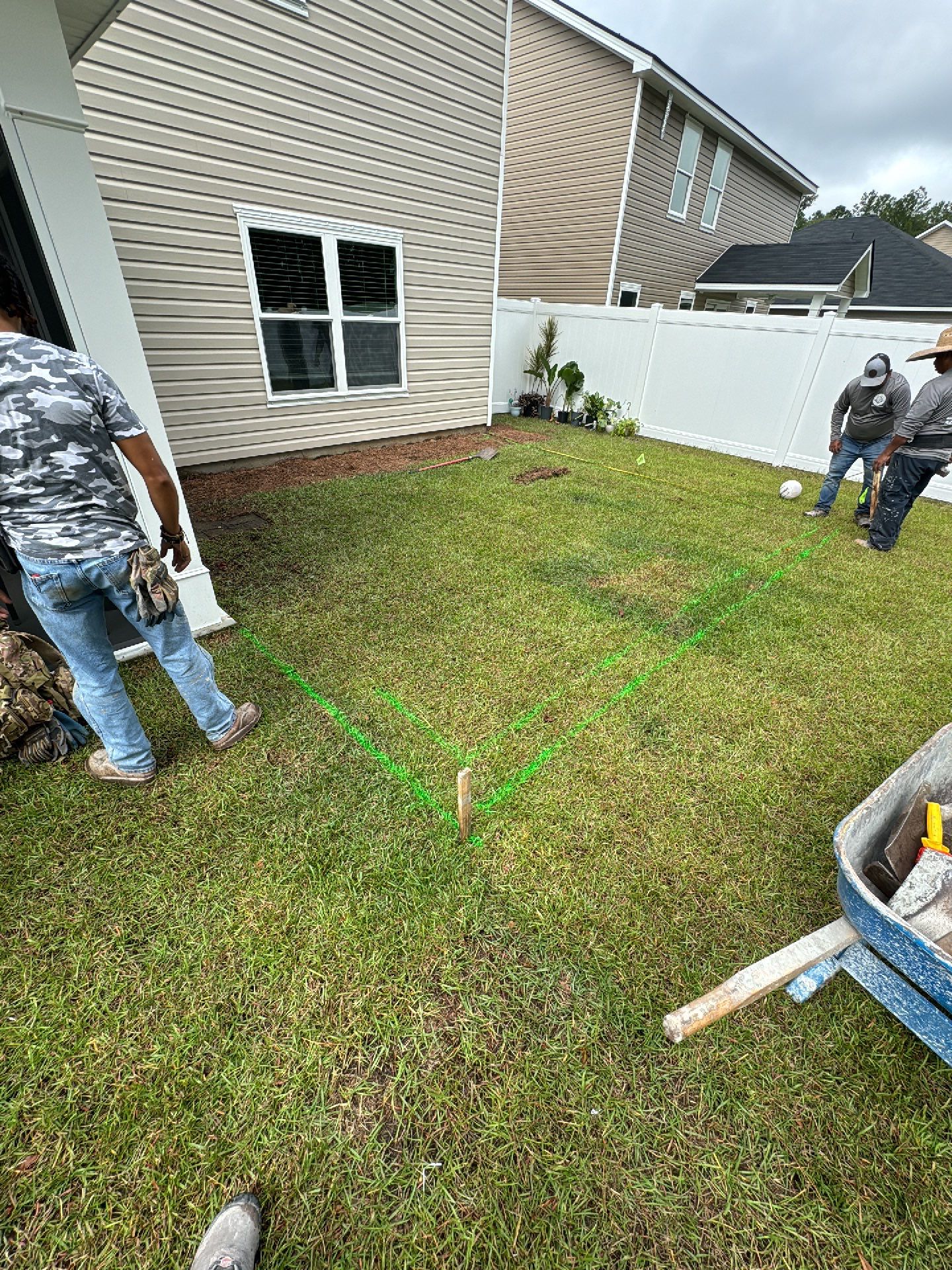 Custom Multi-Toned Paver Patio Installation in Bluffton by Lowcountry Scapes, LLC