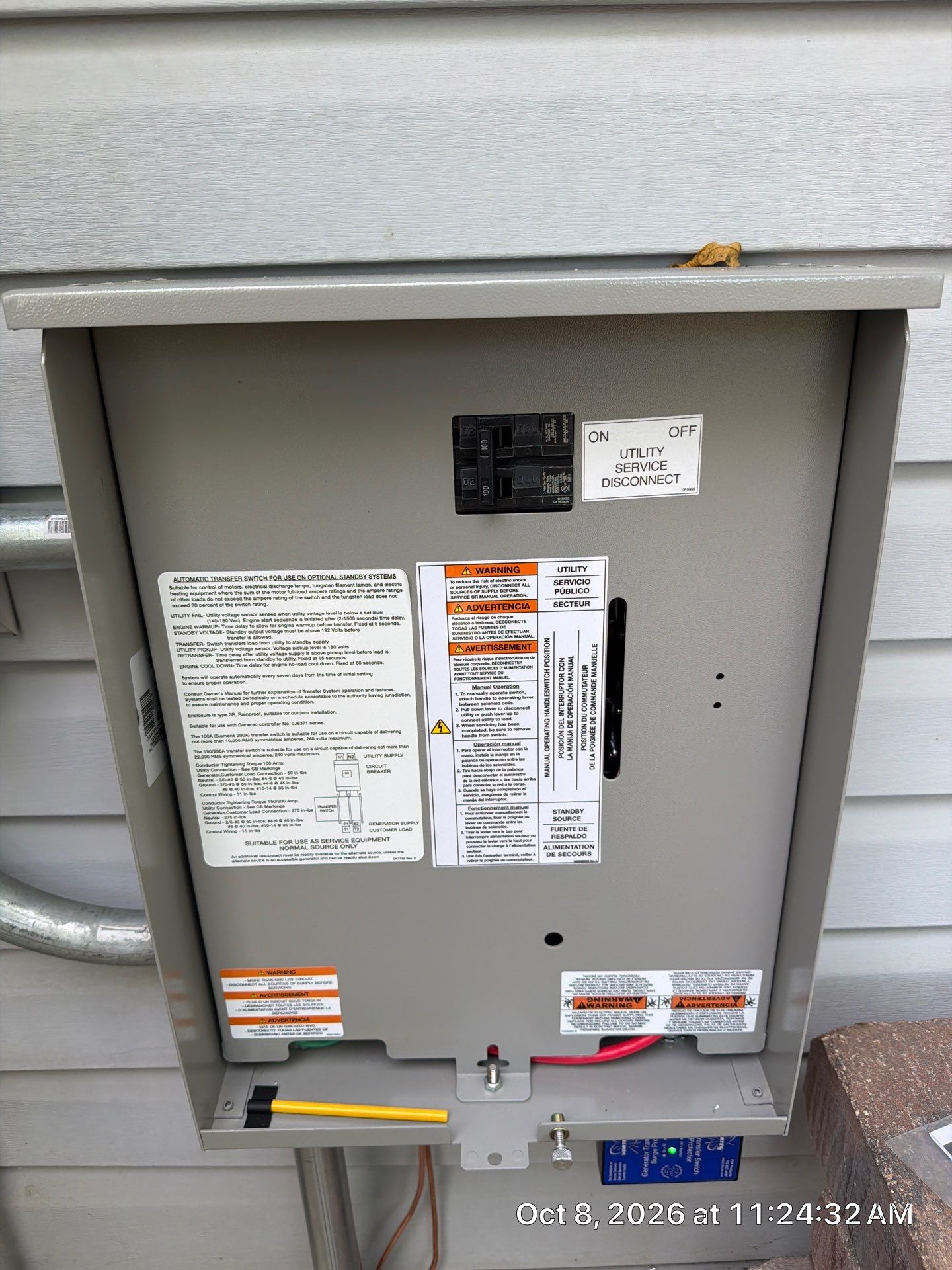 Generac 18kW Home Standby Generator Installation in Carpentersville by GSHA Services LTD