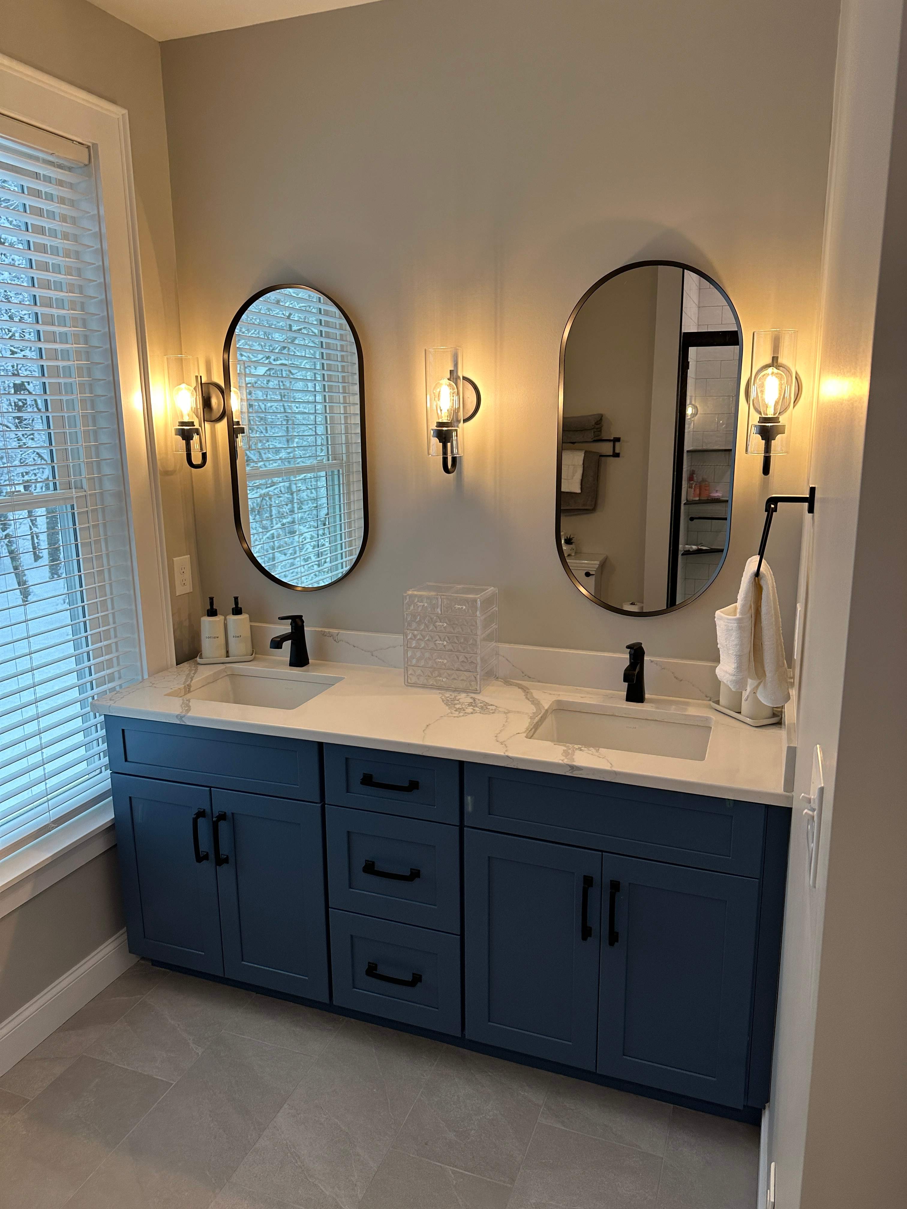 Double Bath Remodel by Renovatic LLC