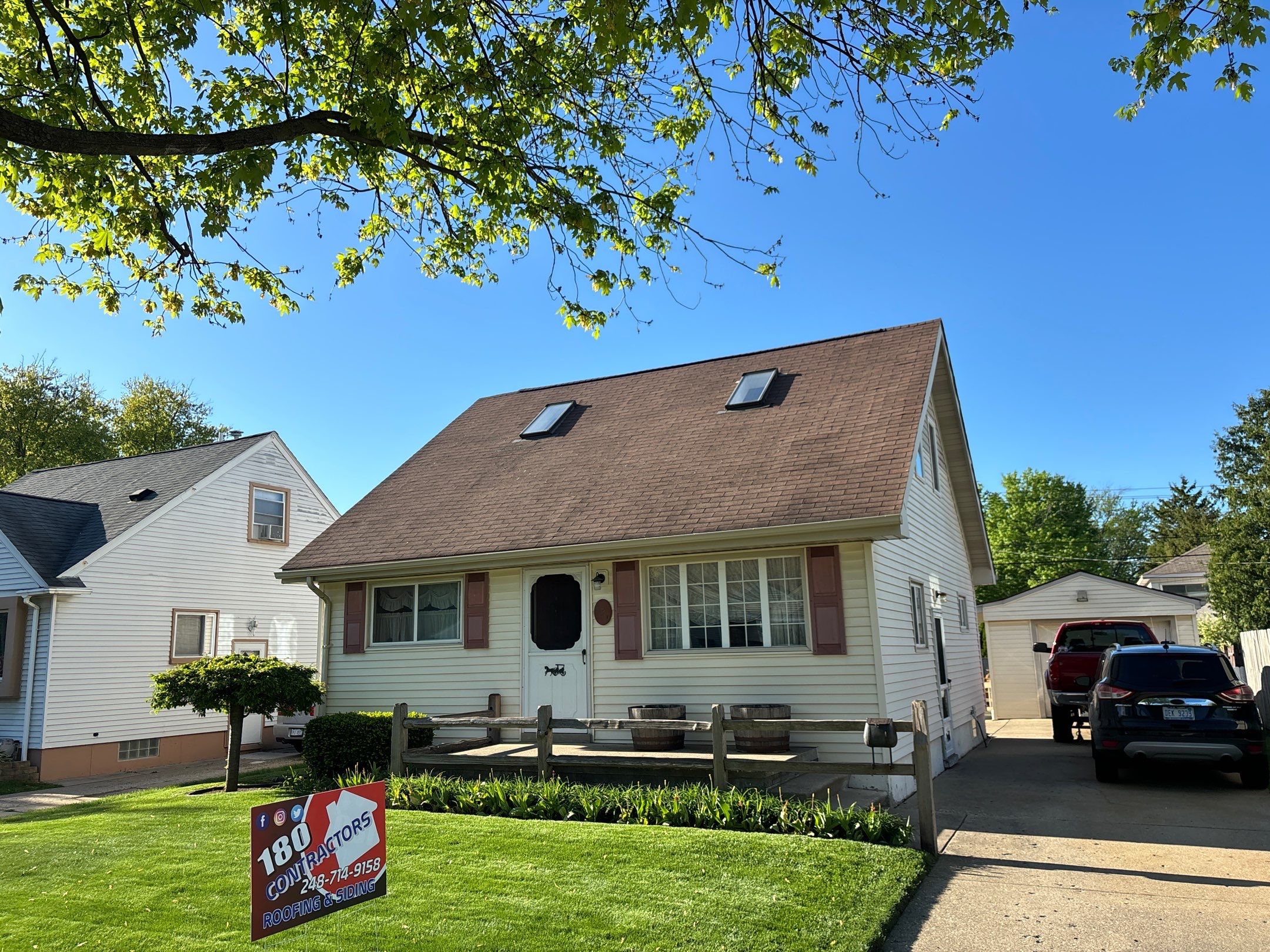 Roof Replacement using CertainTeed Northgate by 180 Contractors