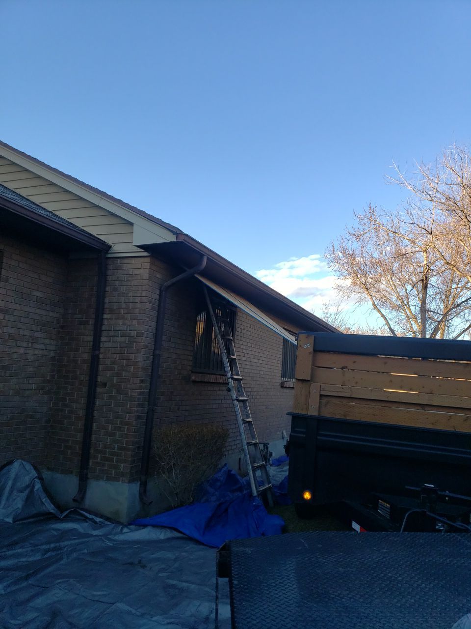 Storm Damaged Roof using GAF Timberline HDZ - Lifetime Shingle by The Roof Doctor