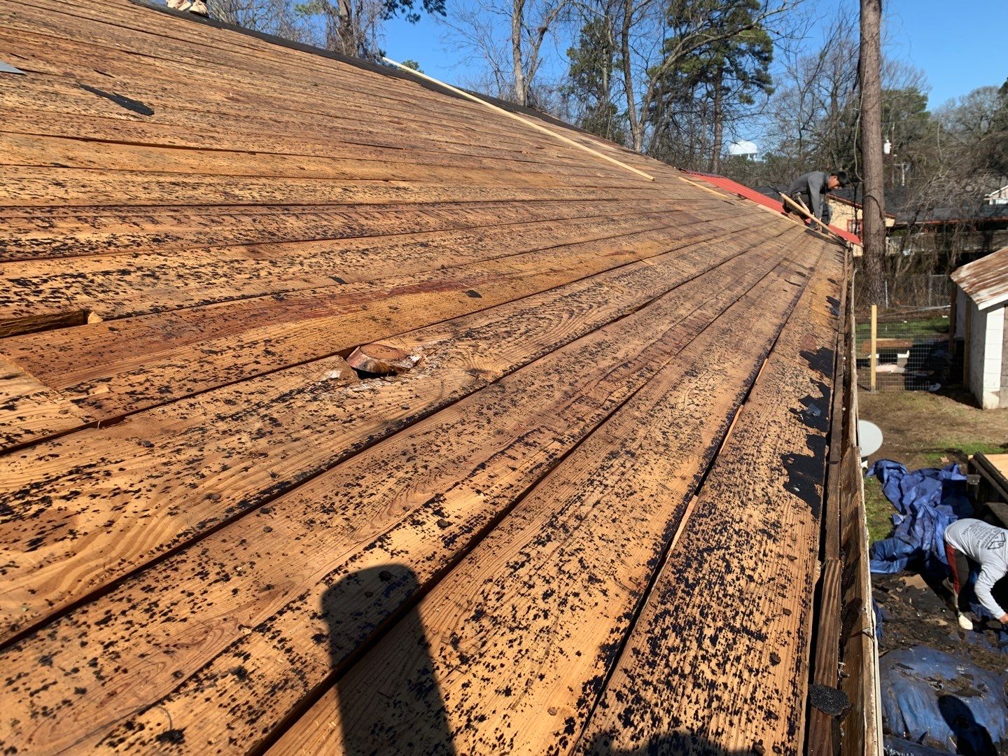 Residential Roofing Installation using 29 gauge metal by Hostetler Roofing