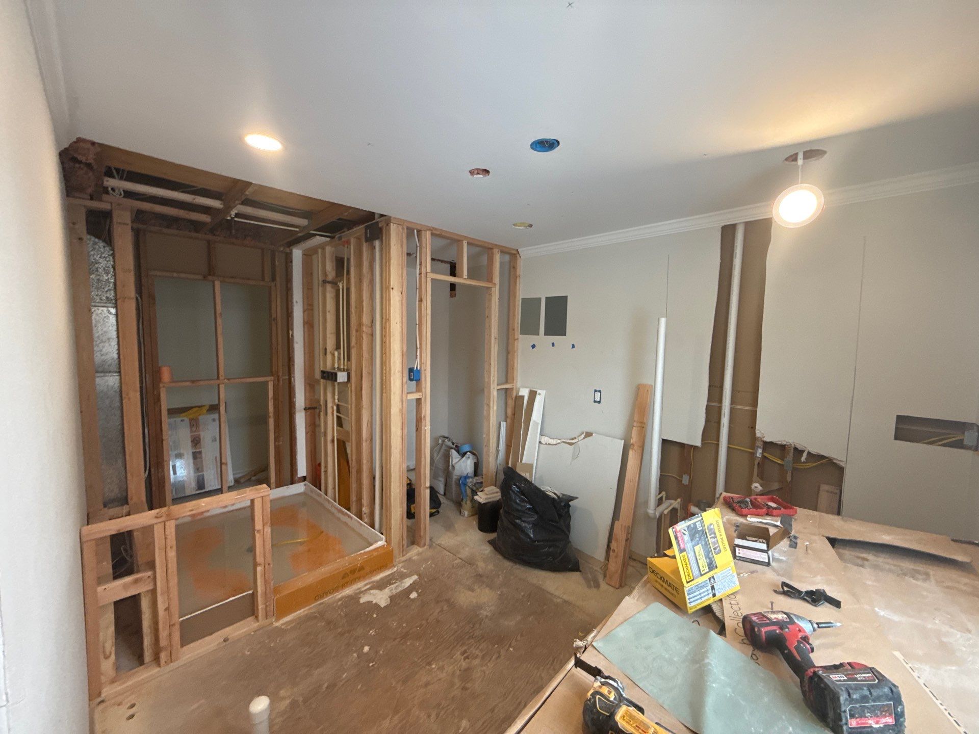 Master Bathroom Remodel in Herndon, VA by Matter Construction, LLC