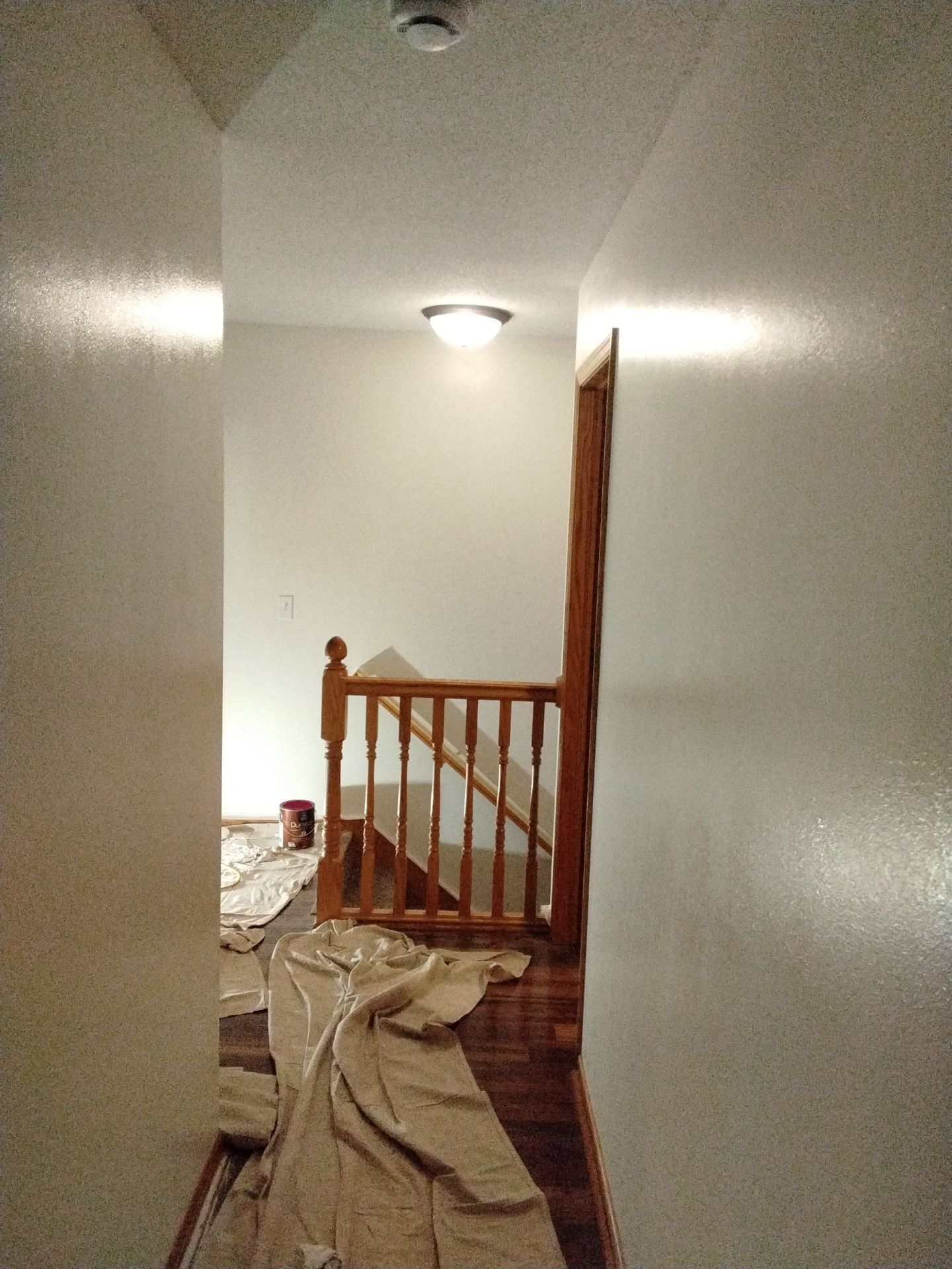 Repaint Accent Walls with Color Change and drywall repairs by Midwest Paint LLC