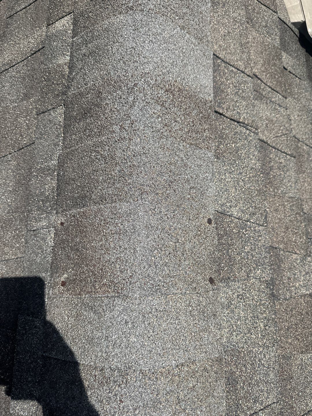 Hail Damage using Owen's Corning Duration (Lifetime) Shingles by Roof Repair Company