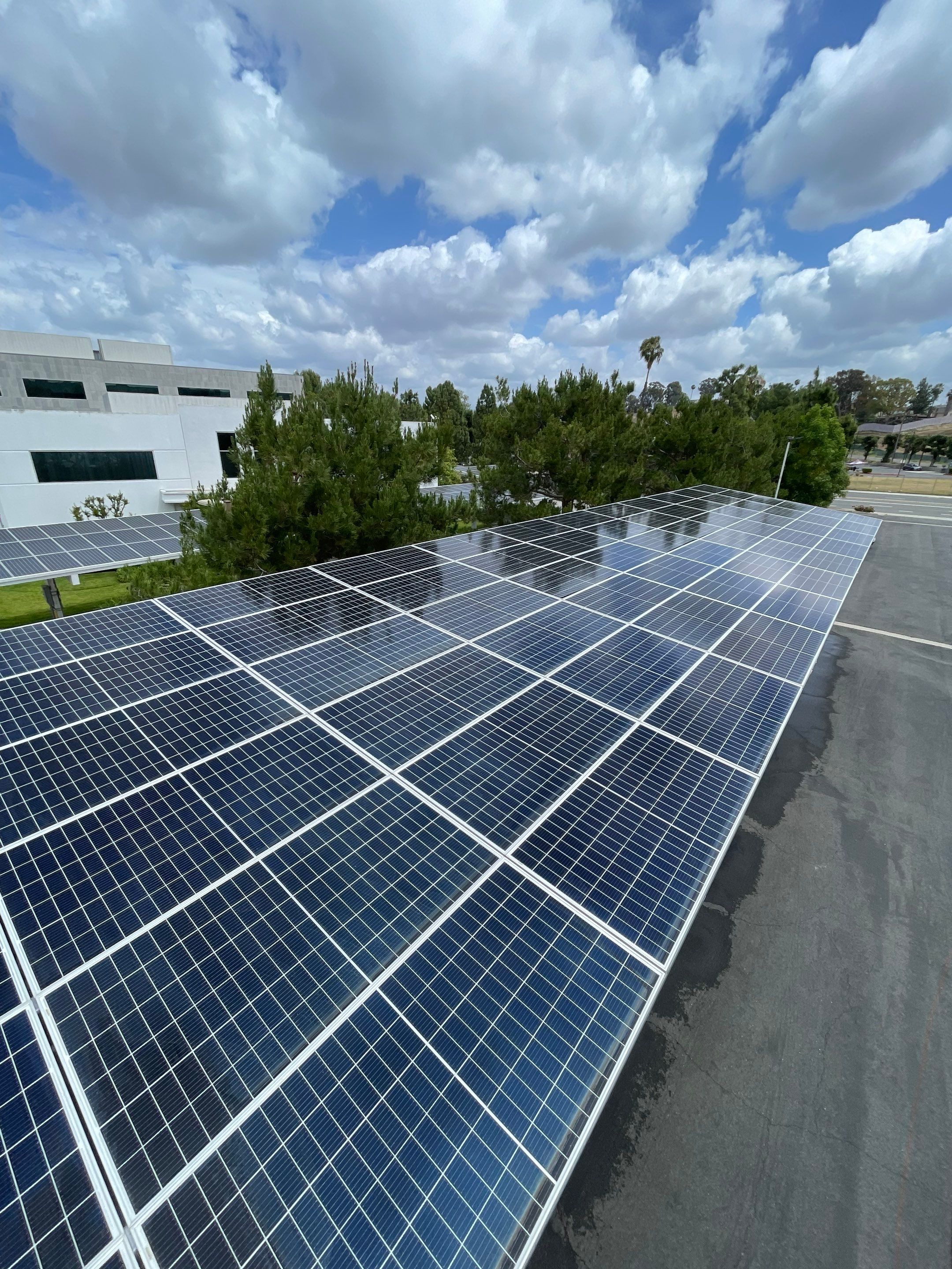 Commercial Solar Panel Cleaning by Palm Coast Solar Cleaning