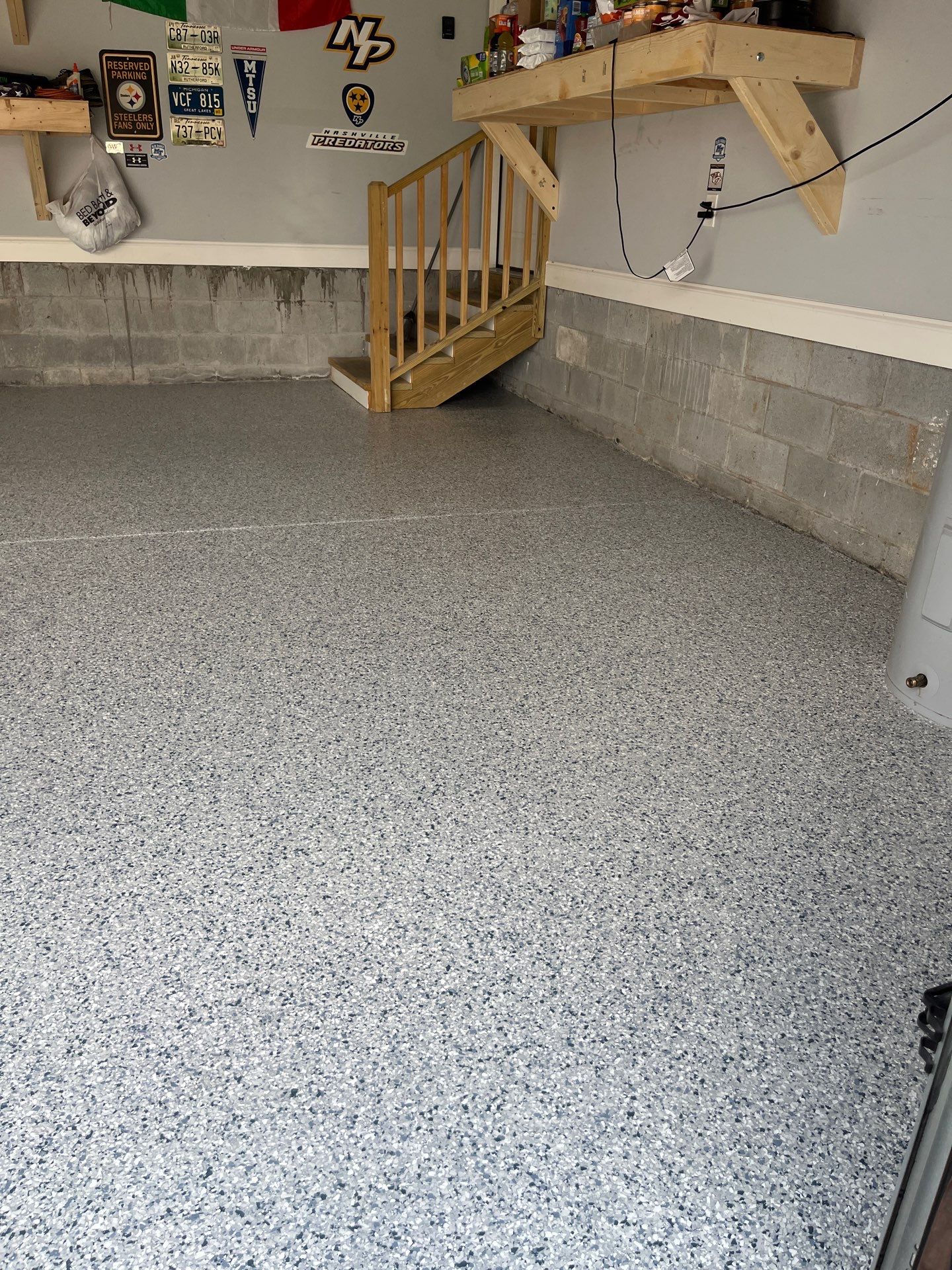 Garage Floor Coating using Tidal Wave by My Garage Floor Guys