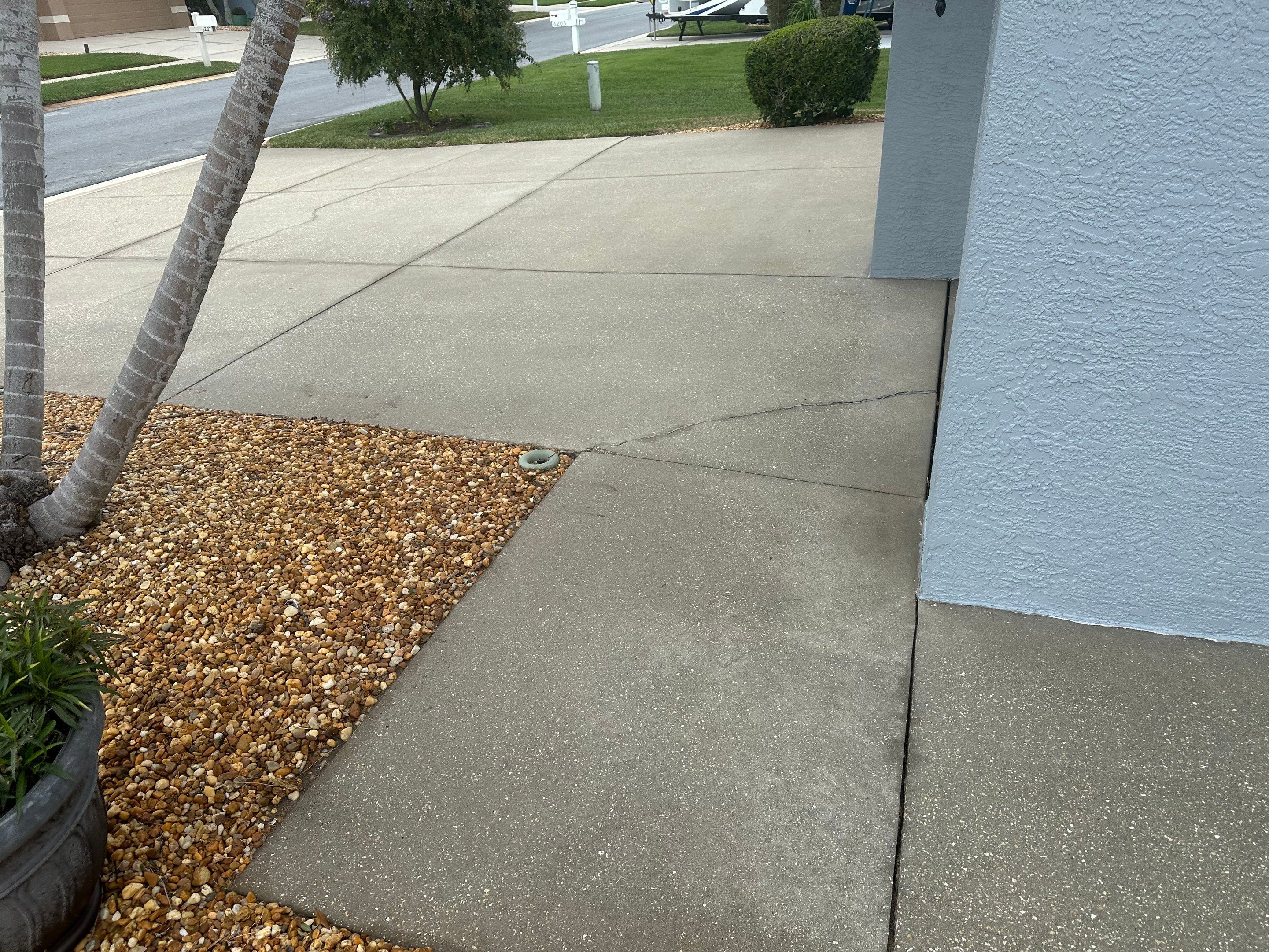 Concrete Driveway, Entryway & Street Curbing Cleaning in Fairways at Imperial Lakes, Palmetto, FL | Sunshine AquaWash by Sunshine AquaWash