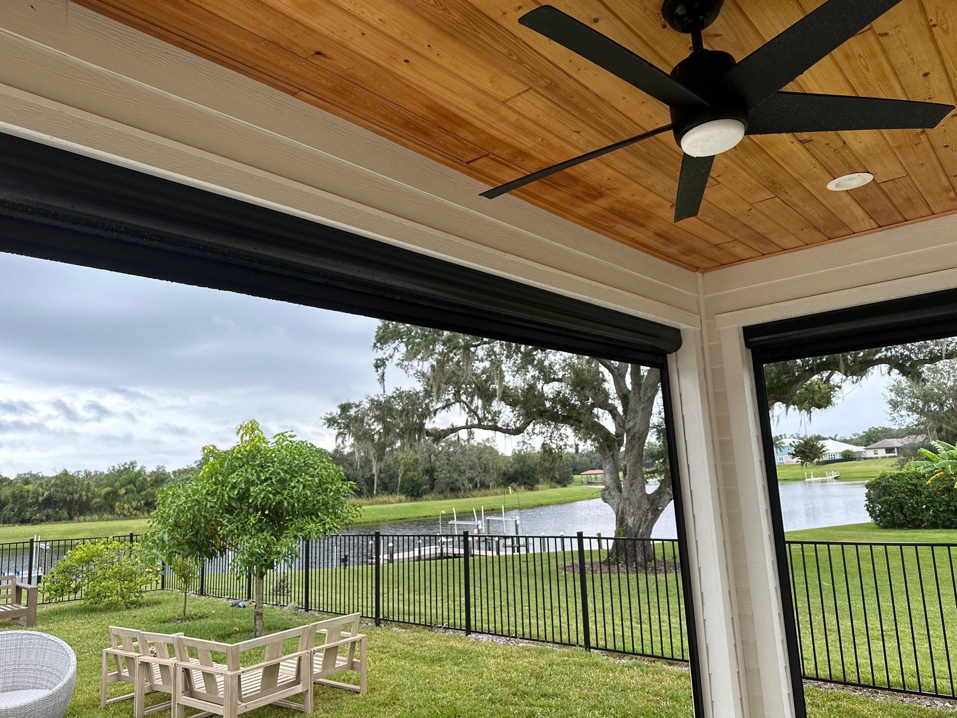 Complete Two-Story House Wash and Driveway Cleaning in Winding River Community, Bradenton, FL by Sunshine AquaWash