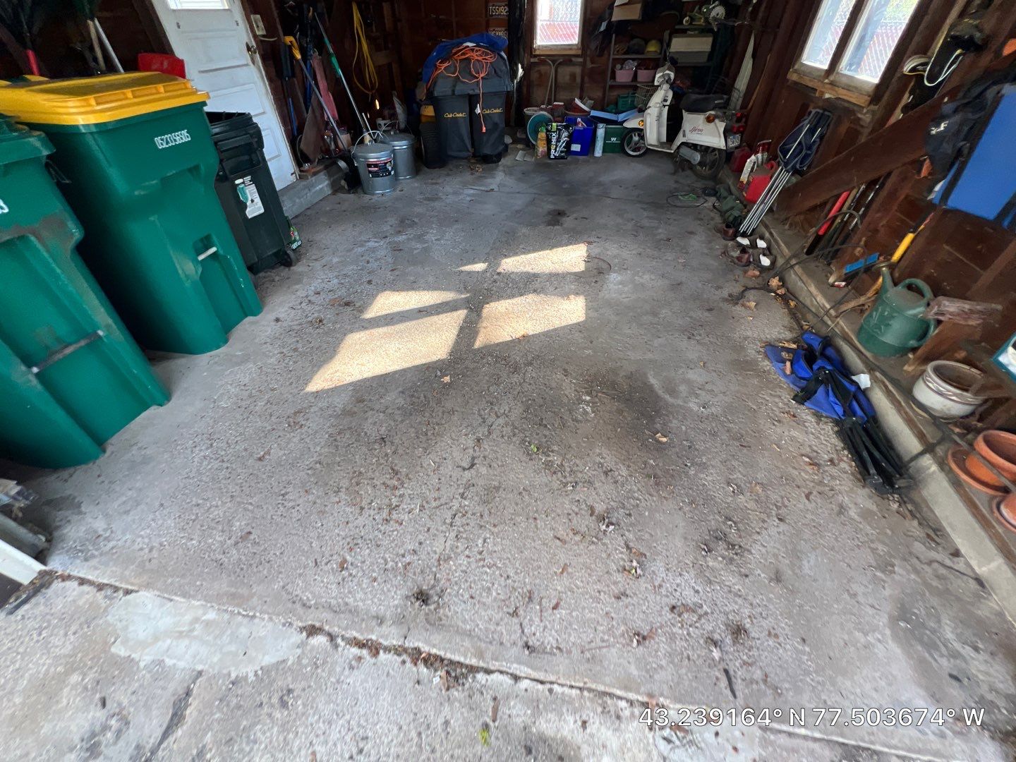 Concrete garage floor replacement  by NG Masonry & Construction LLC
