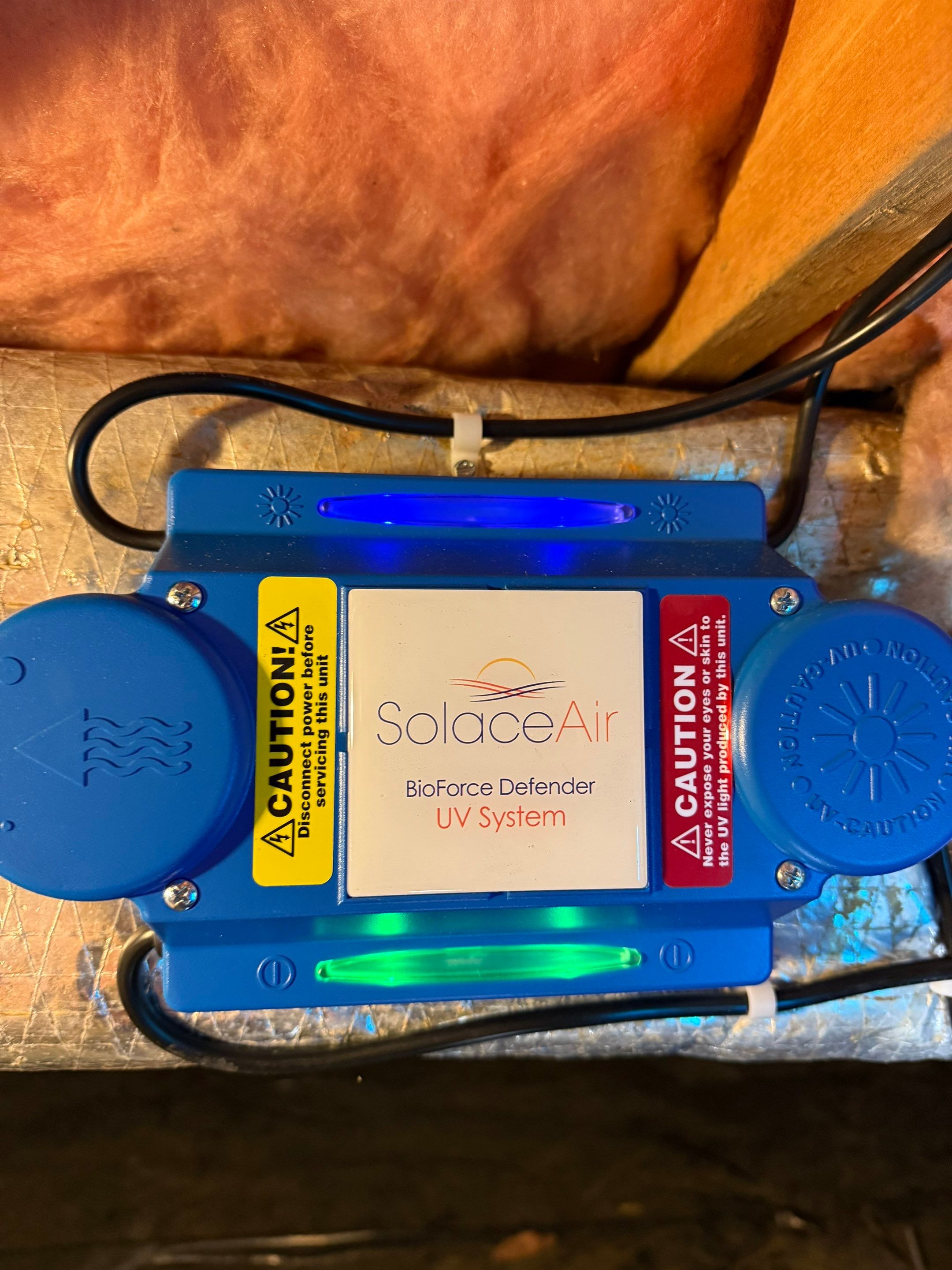 Duct Cleaning and Germicidal Kit Install in Woodstock by Elemental Heating and air conditioning LLC