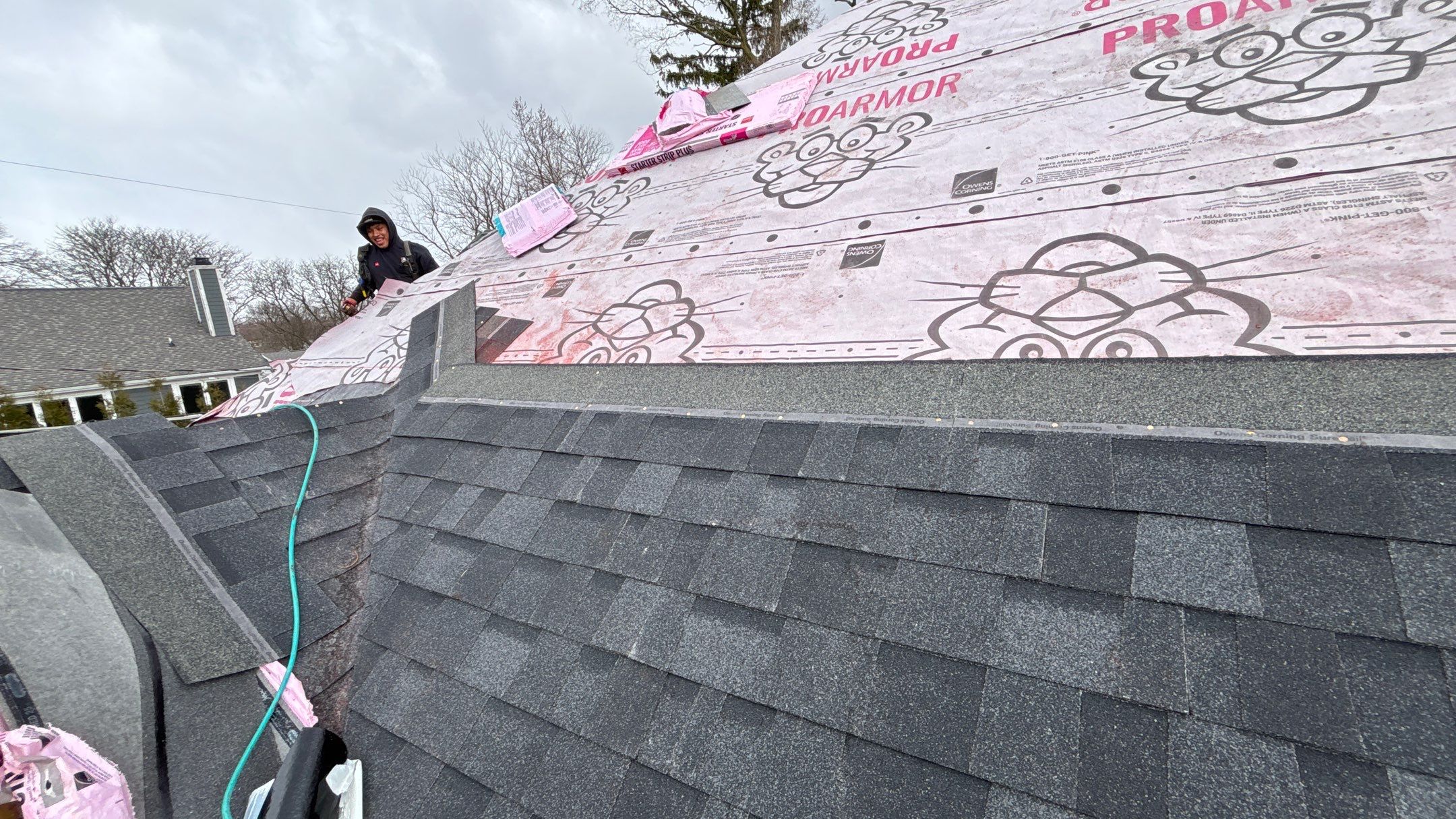 Roof Replacement using Owens Corning Duration Flex by 180 Contractors