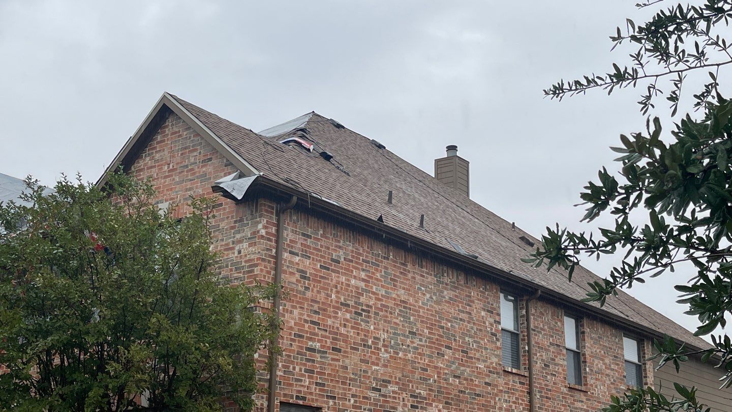 Storm Roof Damage Replacement in Frisco by First United Roofing & Construction