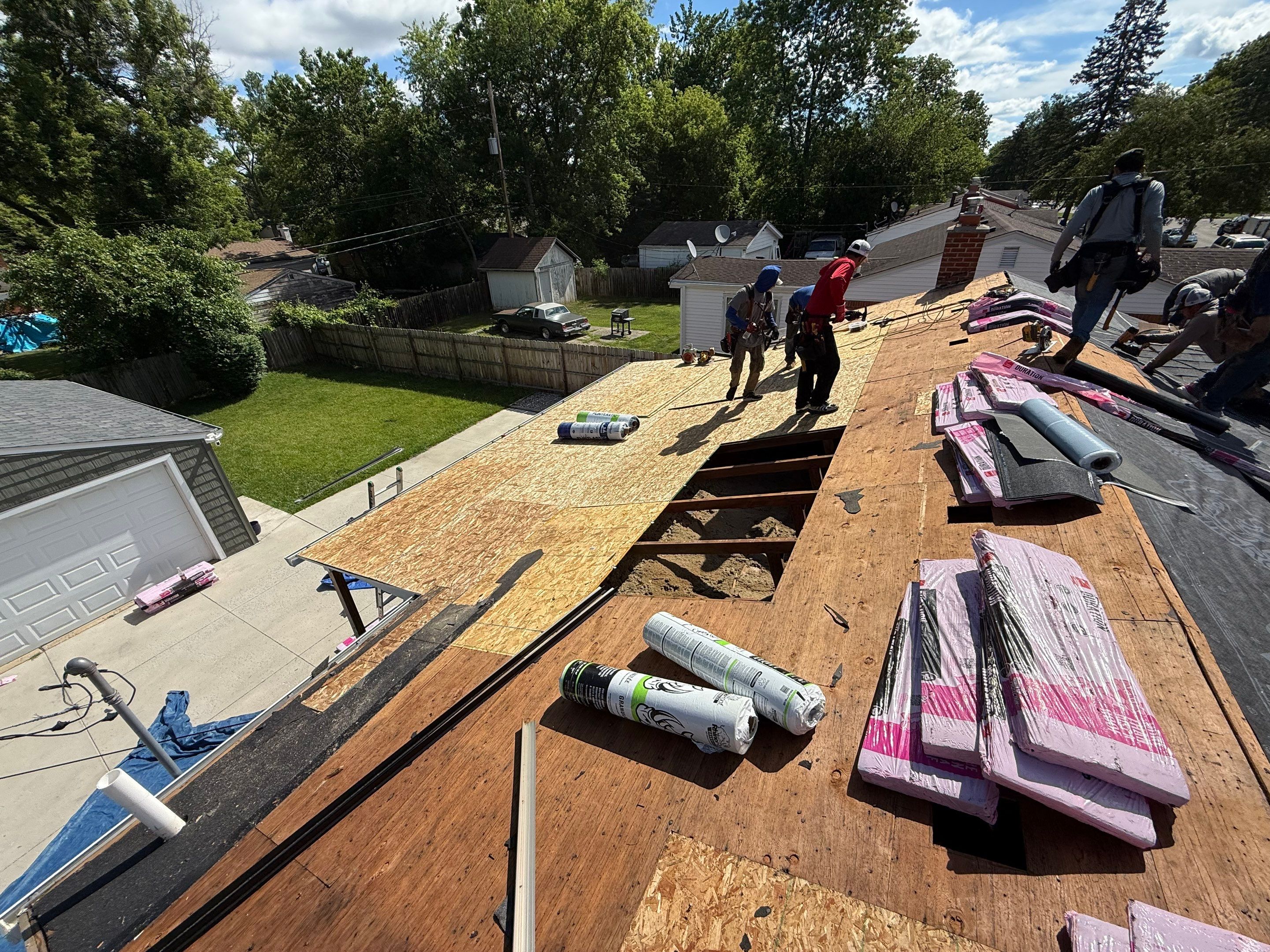 Roof Replacement using Owens Corning Tru Definitions by 180 Contractors