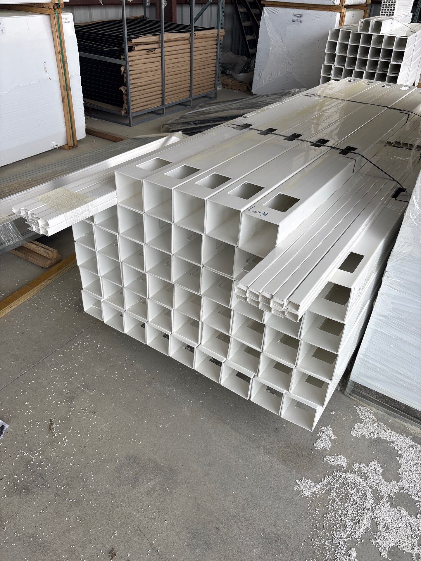 White Vinyl Privacy Fence Installation in Ayden, North Carolina by Superior Fence and Rail