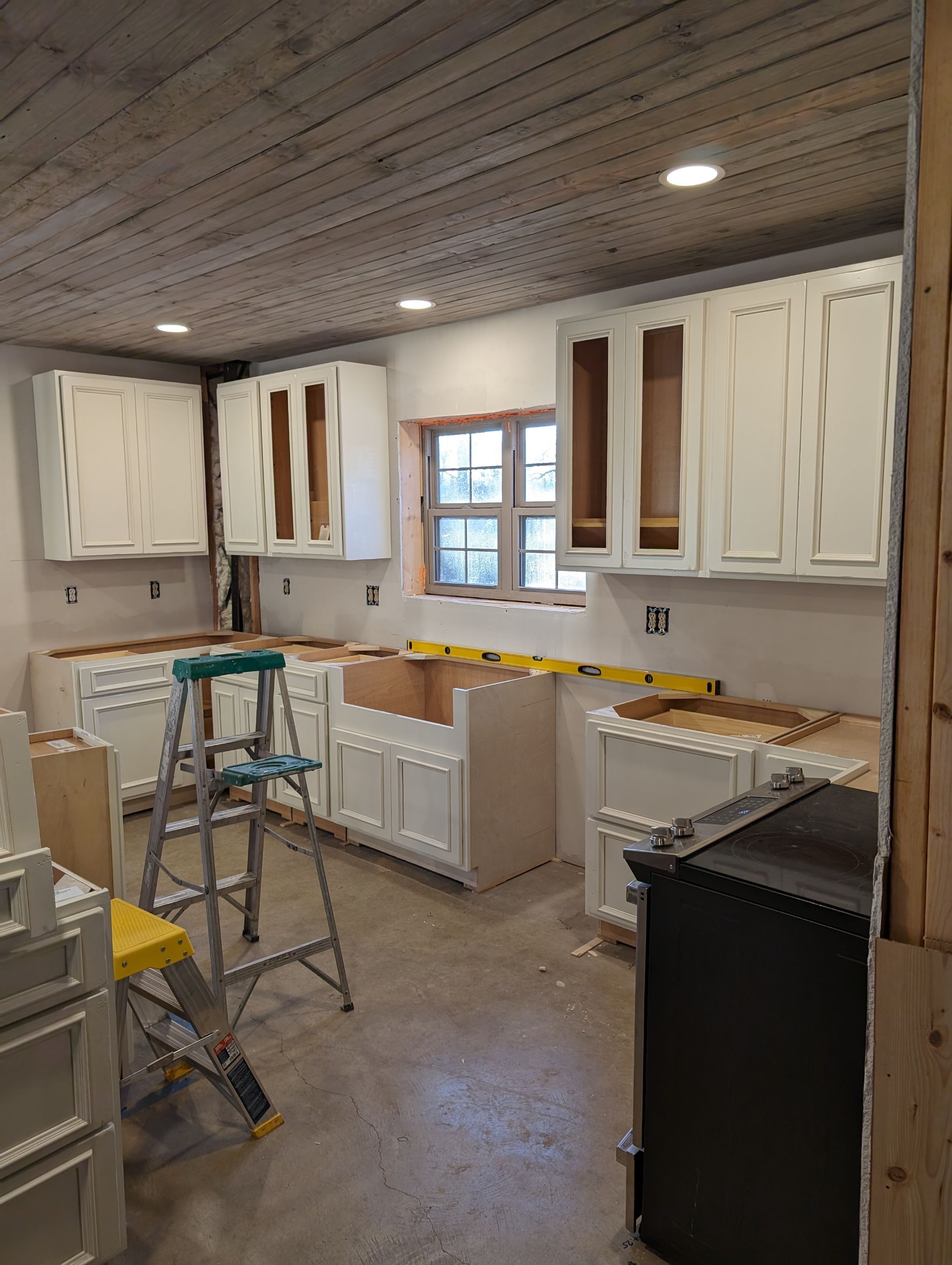 Jones Painted Maple Kitchen by Kitchen Works LLC