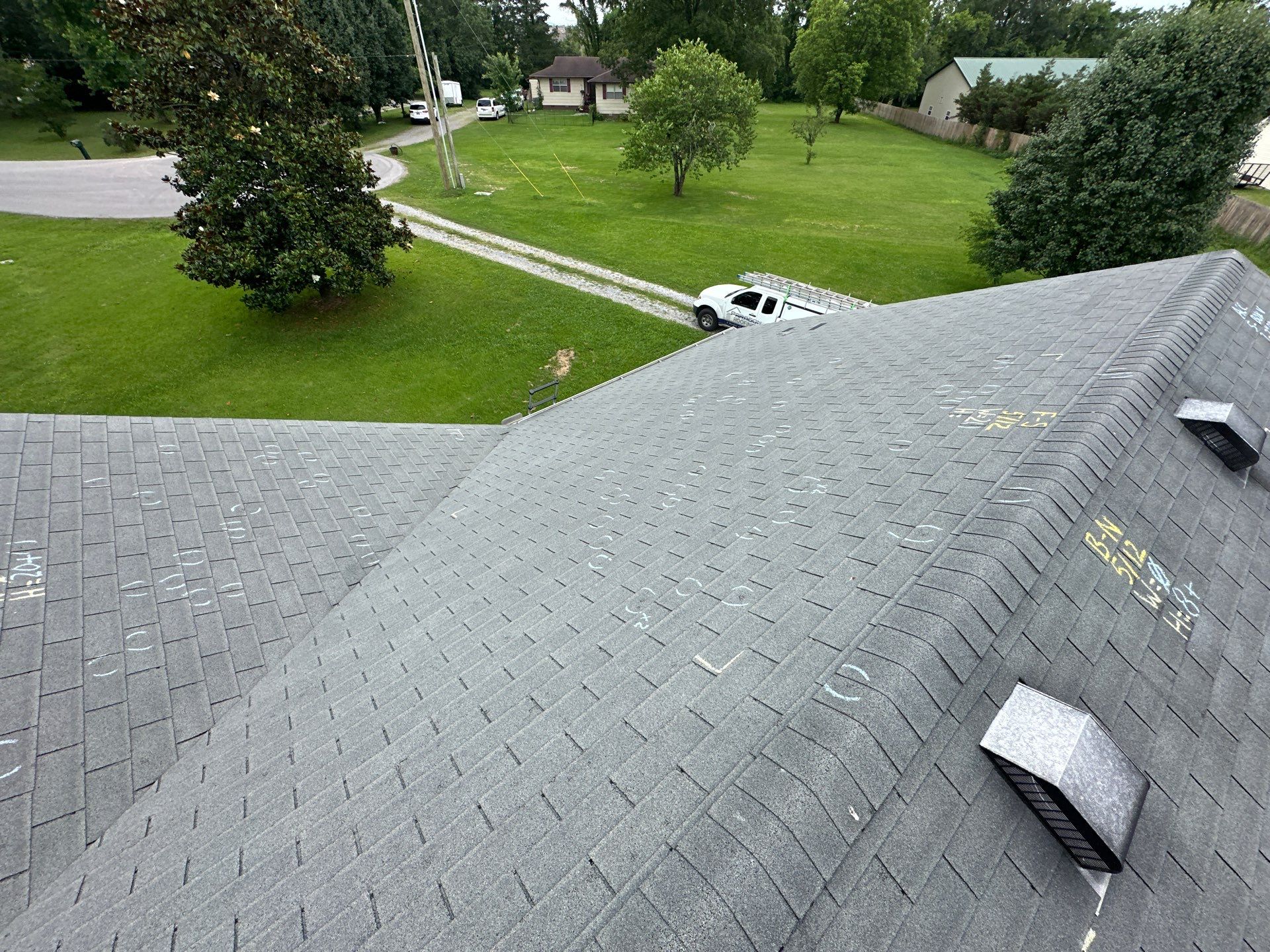 Solid Hail Damage - 3 Tab by Paragon Roofing