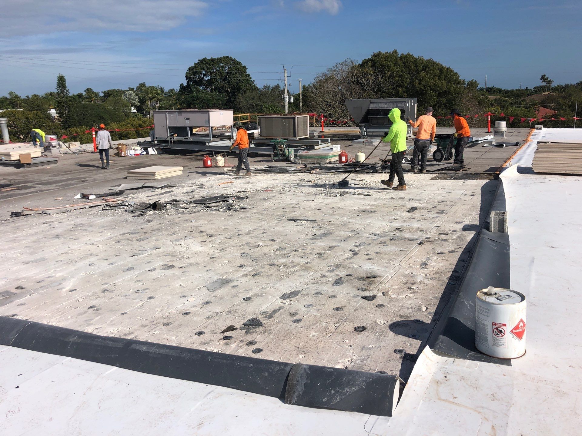 Commercial Re-Roof using GAF TPO by First Due Roofing