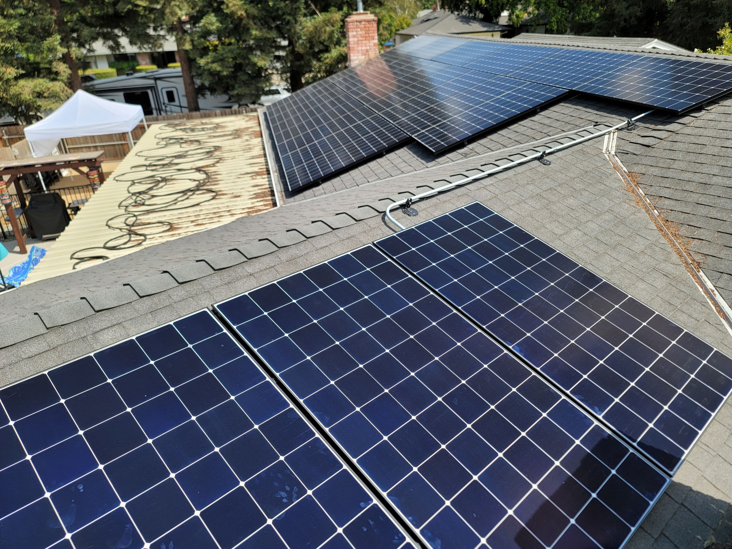 Solar Panel Installation using Solar Panels by Byers Enterprises 