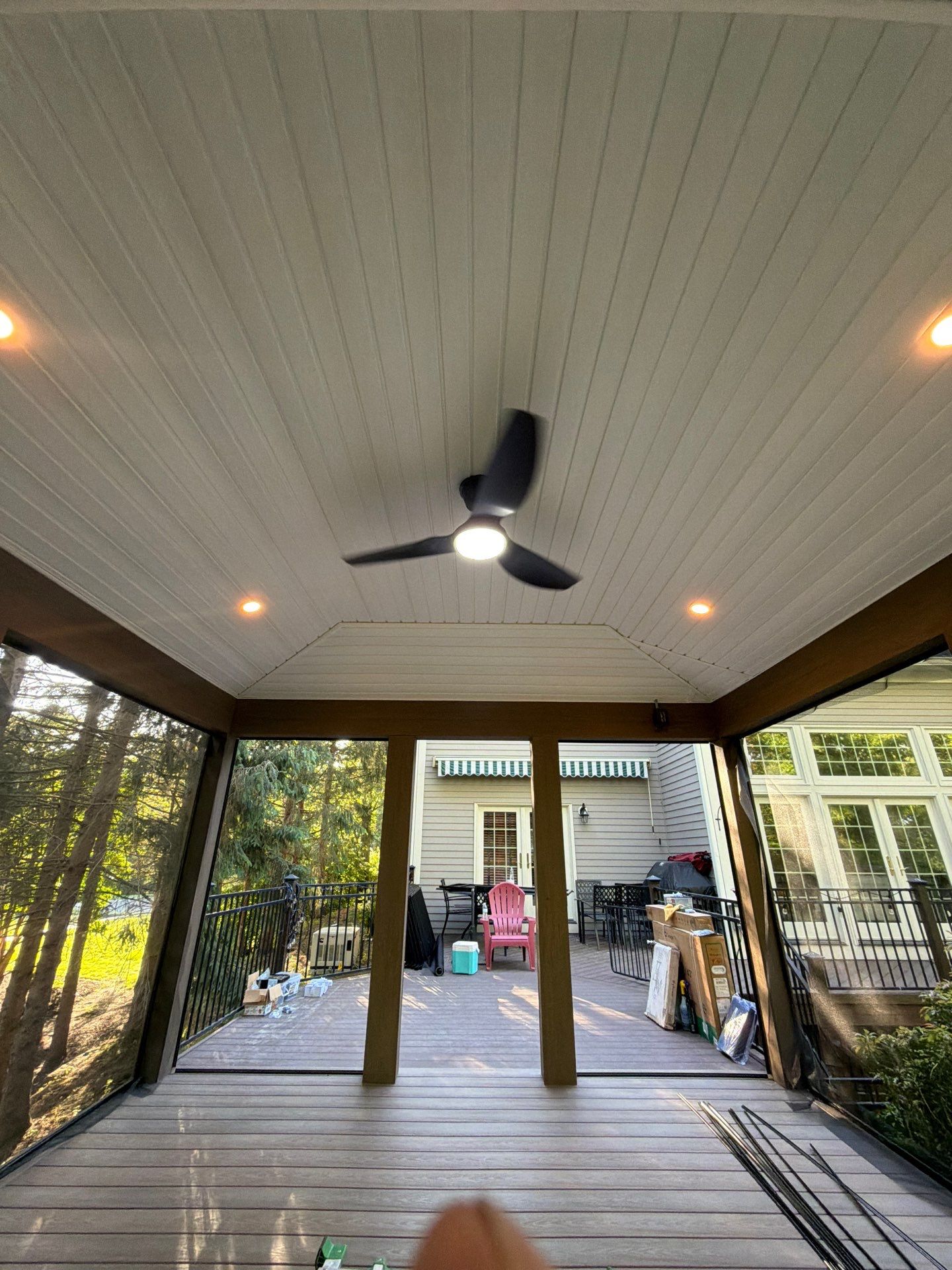 New Deck With a Screened In Porch In Mendham, New Jersey by deck guardian
