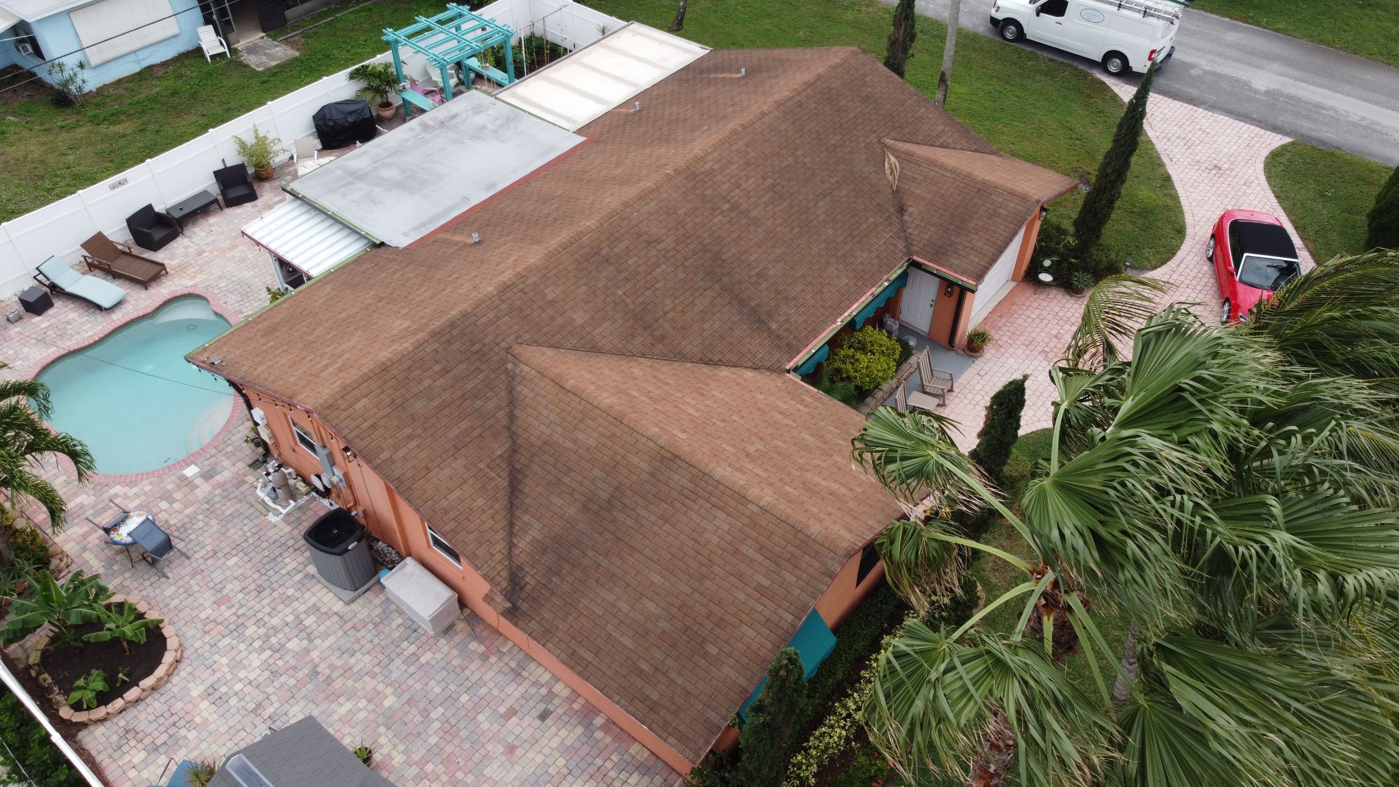 Residential Roofing Installation using 1" Nail strip metal roof by BLUES BROTHERS CONSTRUCTION CORP