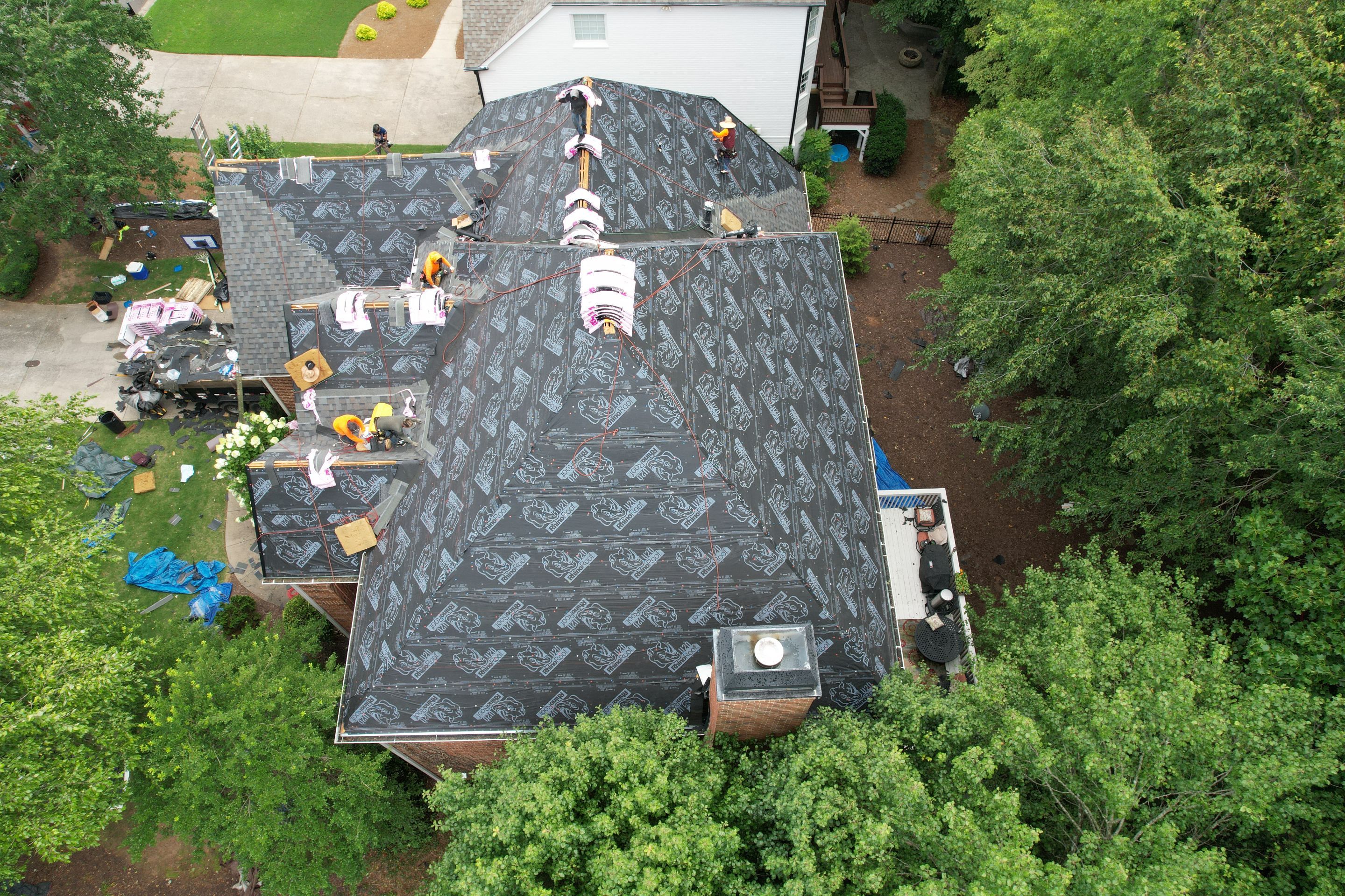 Residential Roofing Installation using Owens Corning by Inspector Roofing and Restoration