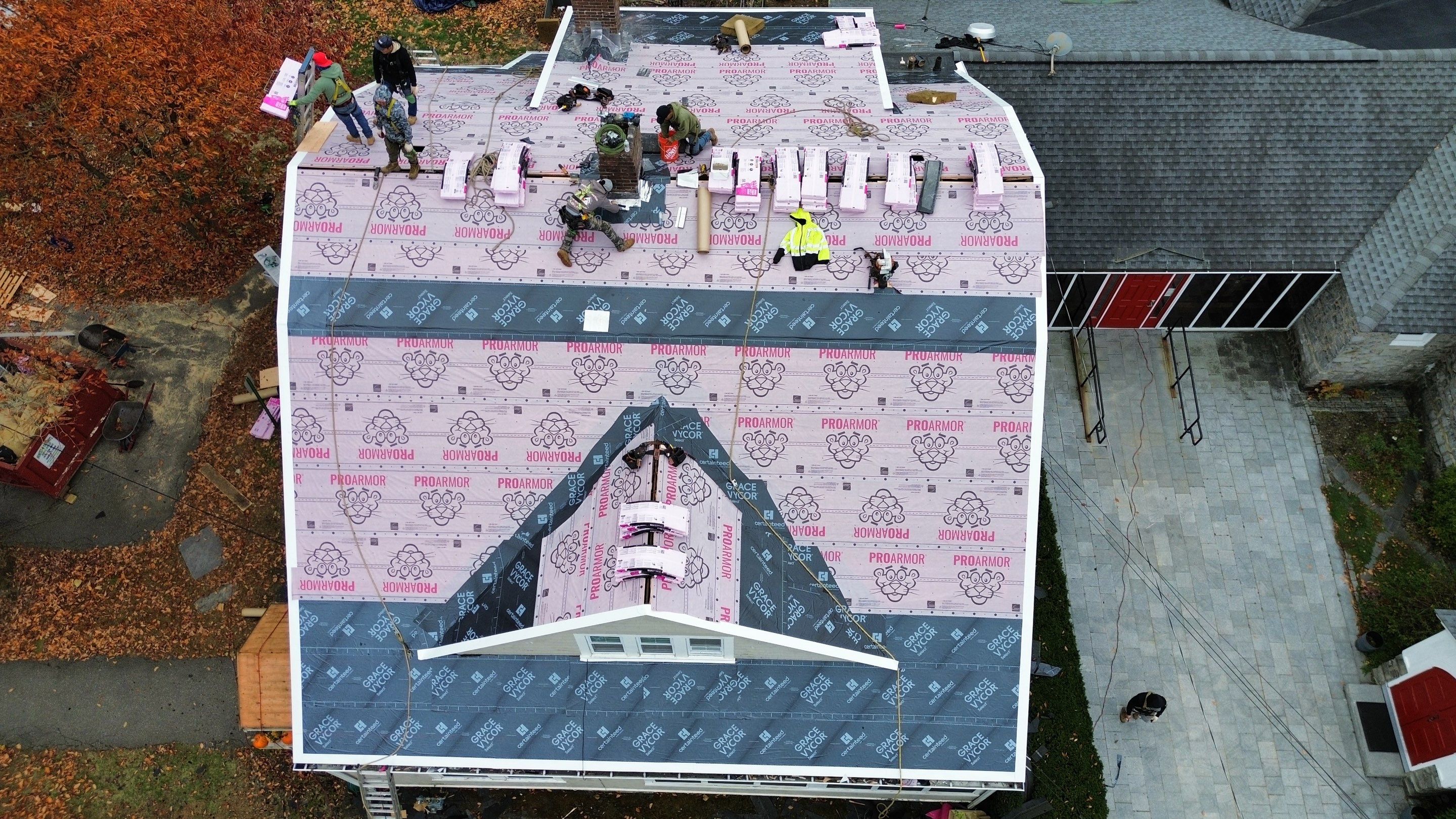 Ayer Church Complete Roof with Code-Compliant Overlay & Dual Chimney Restoration by Mighty Dog Roofing of Greater Middlesex County