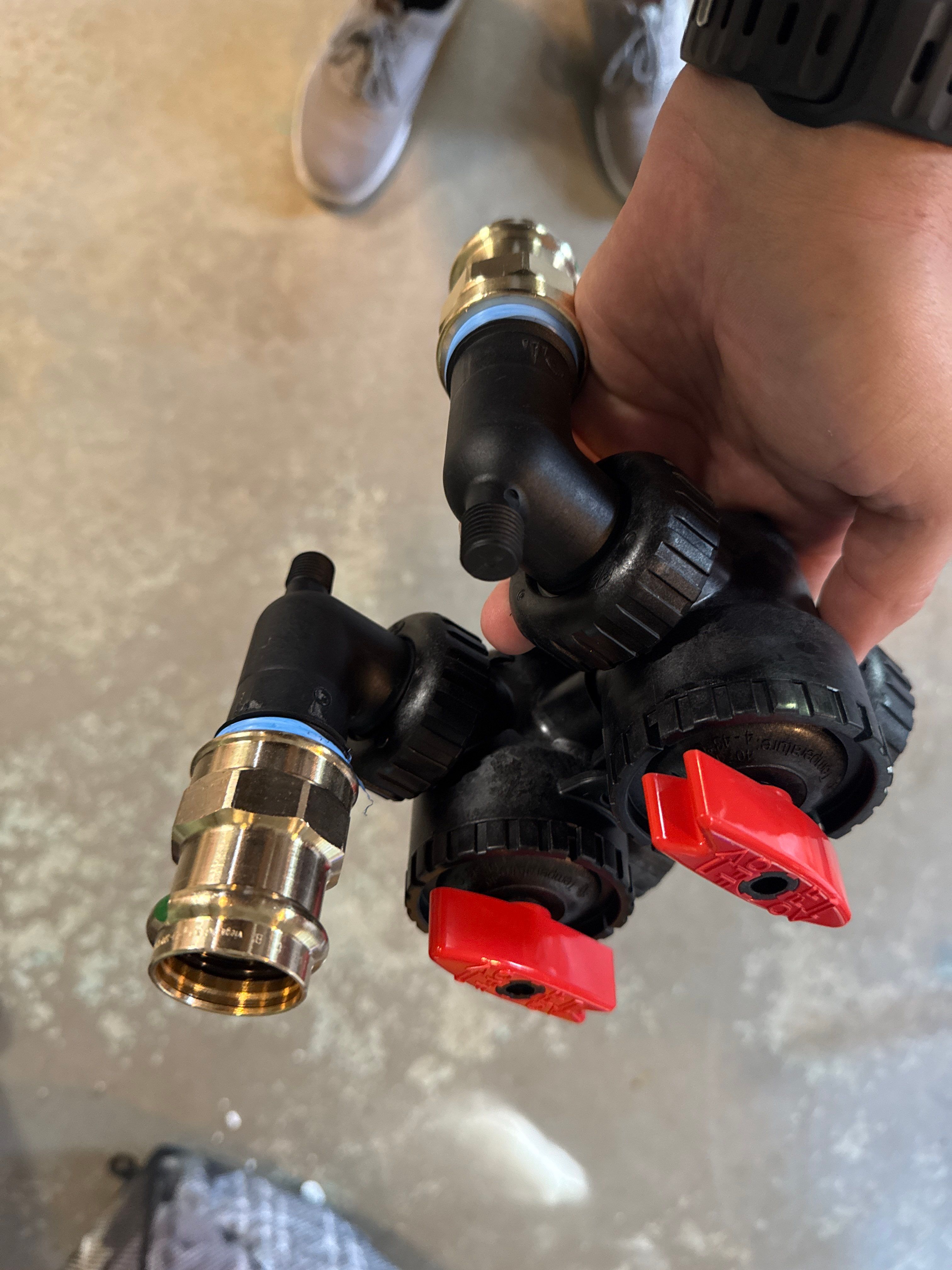 Combination Water Softener and Carbon Filter Installation. by Stake Plumbing and Heating