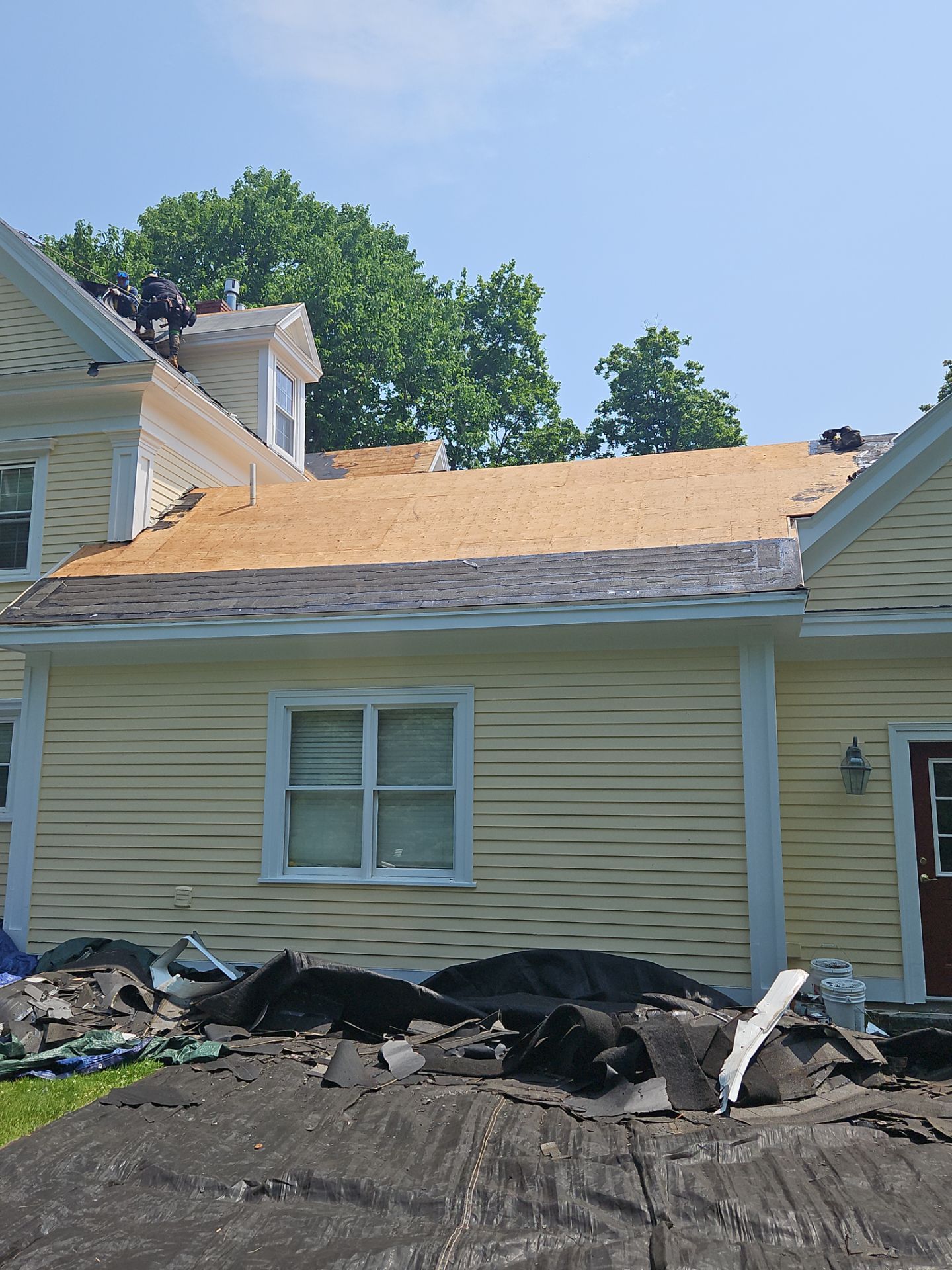 Full Roof Replacement & EPDM Restoration – North Andover, MA by Mighty Dog Roofing of Greater Middlesex County