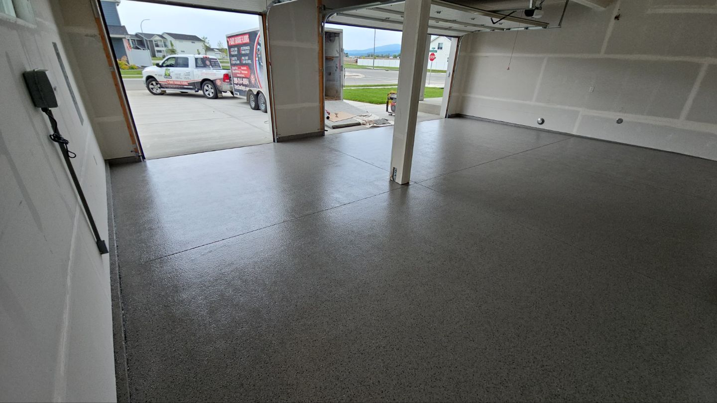 Garage Transformation using Denali Hybrid by Croc Coatings, LLC