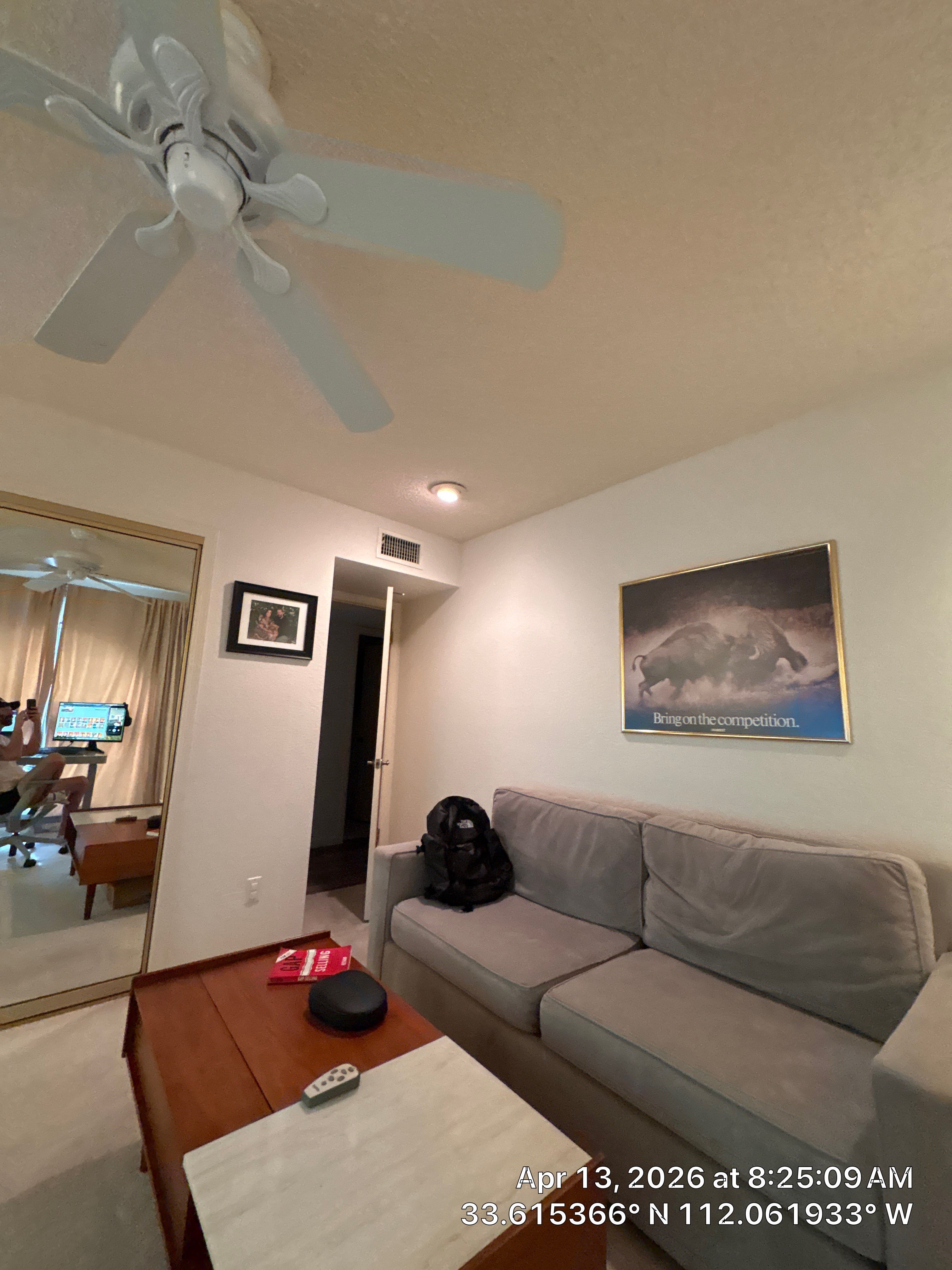 Phoenix Home Office Setup with Custom AV Wall Mounting by CompanyCam Sales Demo