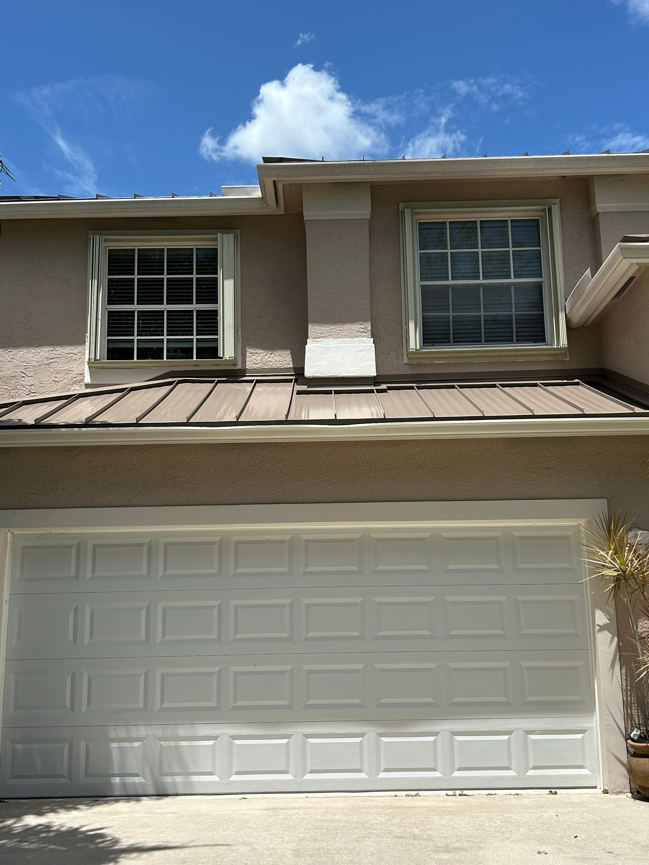 24ga 1.5" Mechanical Seam Buckskin  by Total Roofing System The Metal Roof Experts