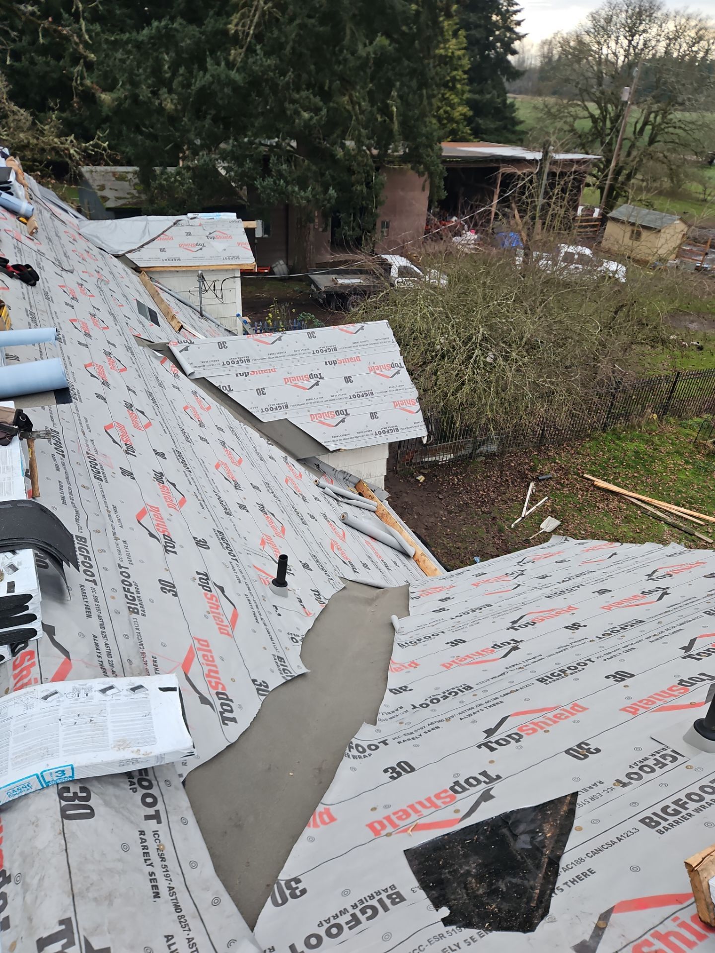 Residential Roofing Installation using IKO Dynasty (Color: Granite Black) by Orezona Building & Roofing Company, Inc.