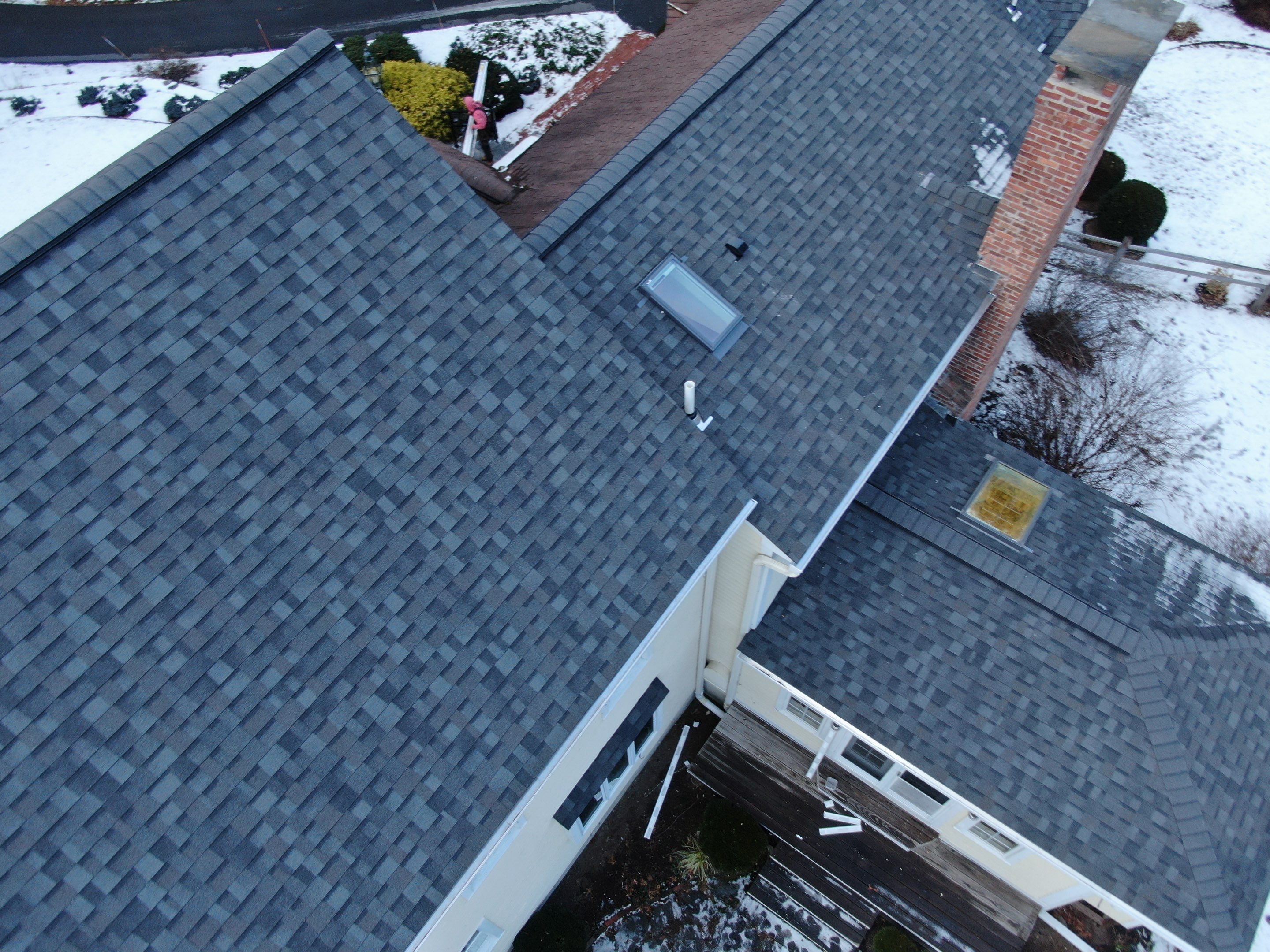 Full Roof Replacement + 5 New Velux Skylights with Relocation — Carlisle, MA by Mighty Dog Roofing of Greater Middlesex County