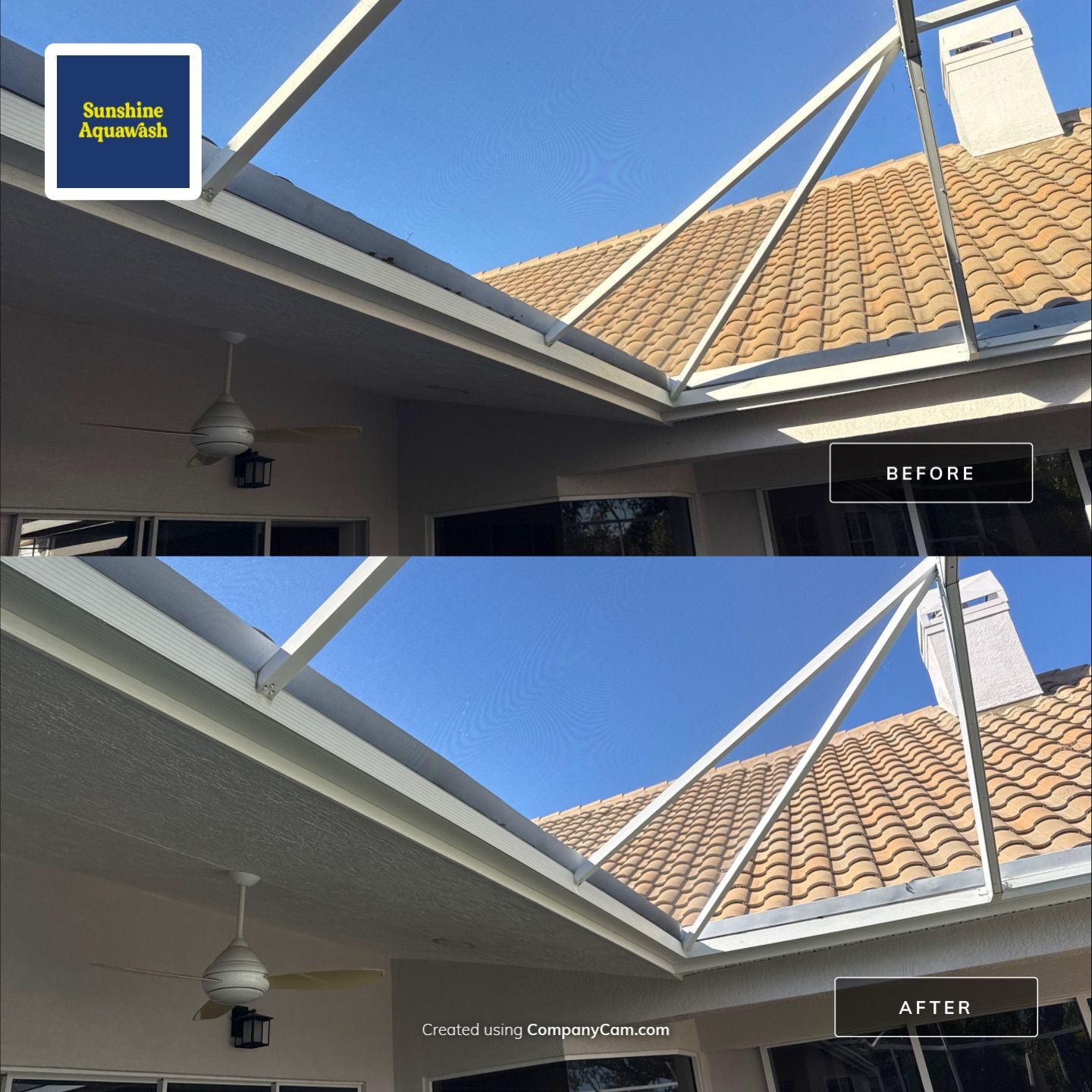 House Wash, Pool Deck & Screen Enclosure Cleaning | University Park, Sarasota FL by Sunshine AquaWash