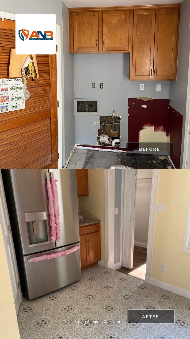 Repairs after water and asbestos remediation by ANR Restoration