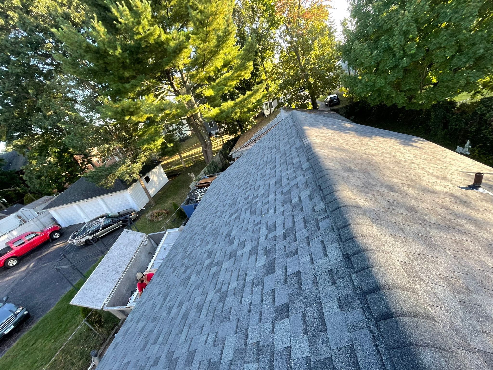 Residential Roofing Installation using Owens Corning TruDefinition Duration - Estate Gray by A Plus Exterior