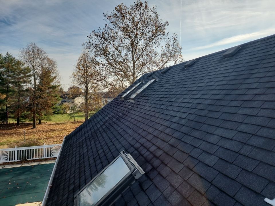 Residential Roofing Installation using GAF Timberline HDZ Williamsburg Slate  by Nitro Roofing and Construction
