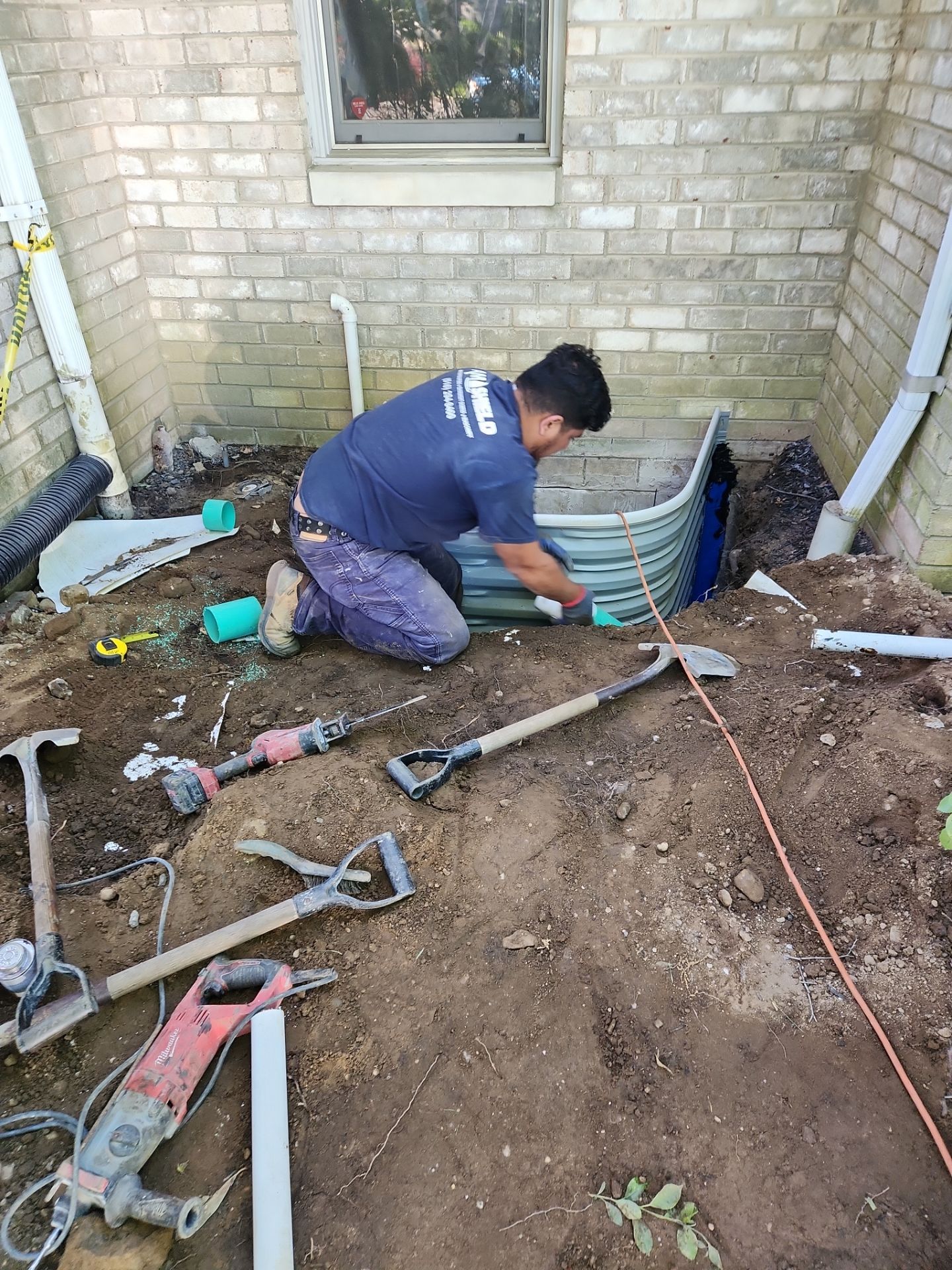 Fairway Dr. Manhasset, NY by A.M. Shield Waterproofing, Corp.
