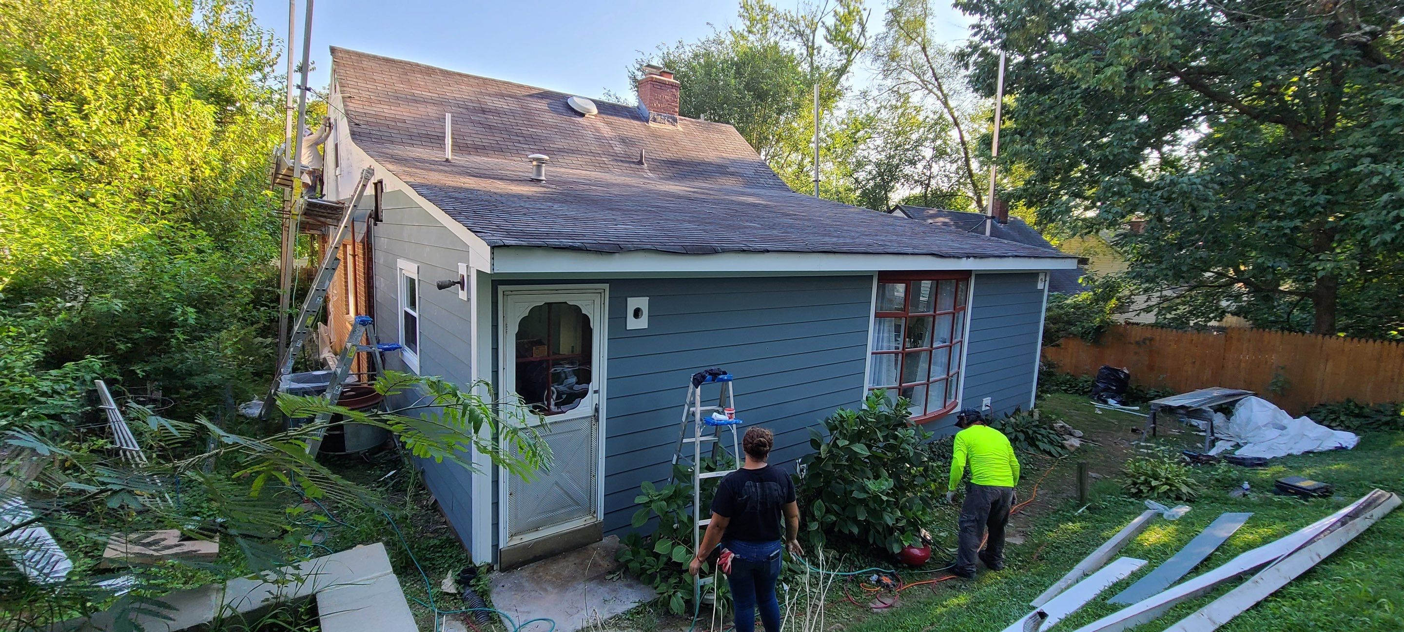 Siding replacement using James Hardie Siding by Window Depot of Annapolis