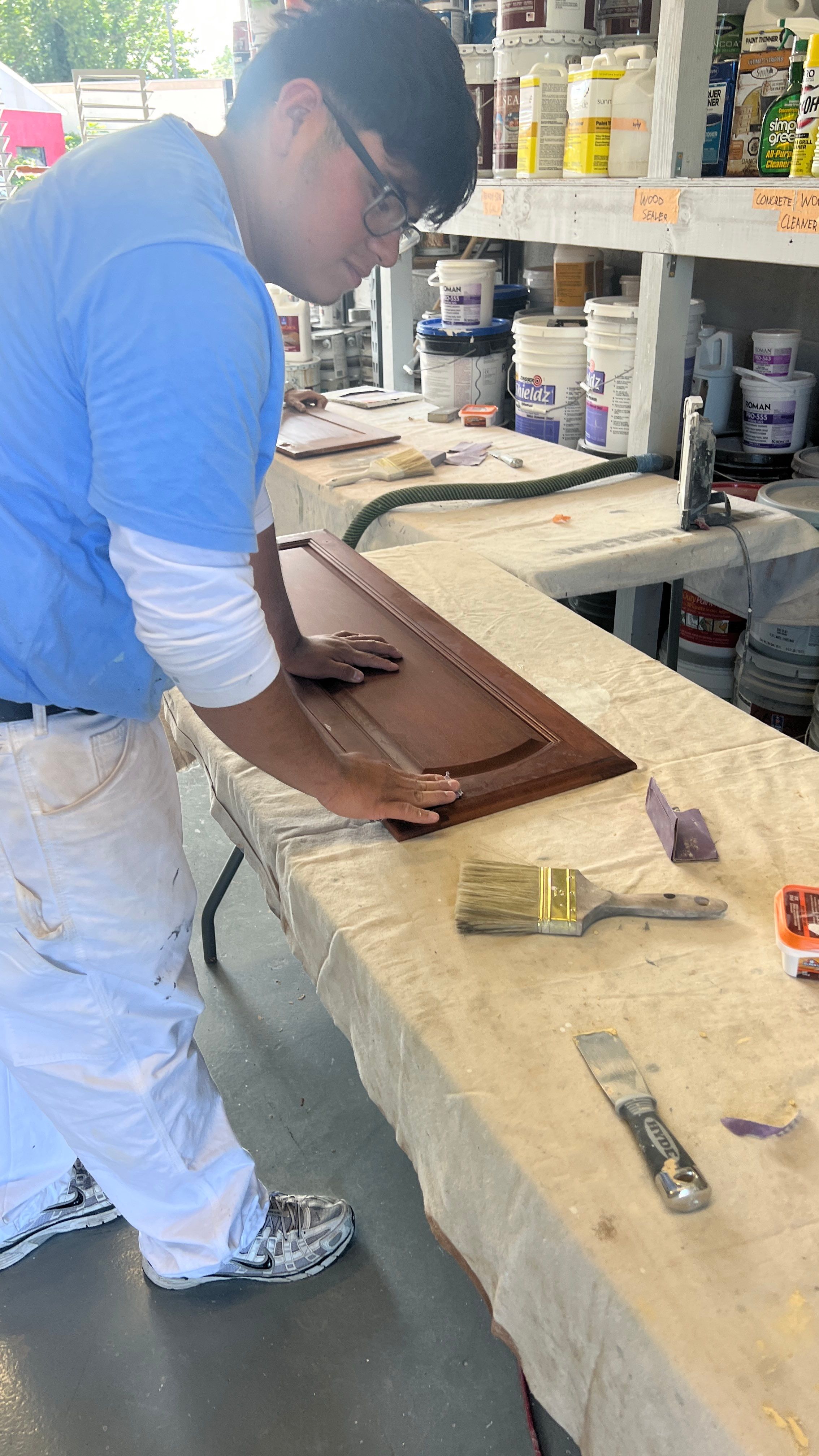 Cabinet Refinishing Project by Spectrum Painting, LLC