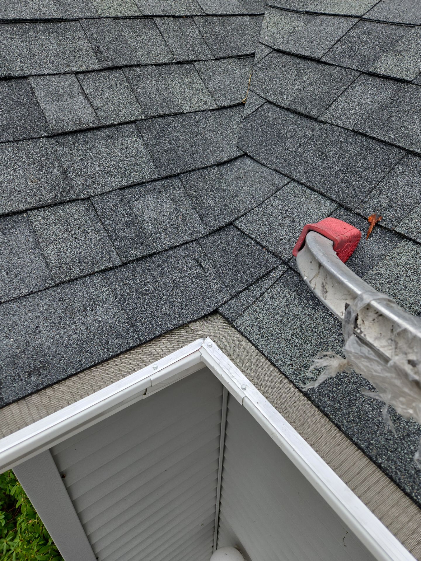 Residential Roofing Installation using Owens Corning TruDefinition Duration AR - Estate Gray & New Harvey Windows by A Plus Exterior