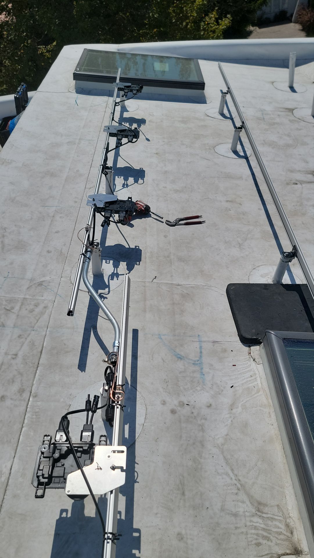 Residential Solar Panel Installation and Custom Roof Deck in Los Angeles by AWS Solar