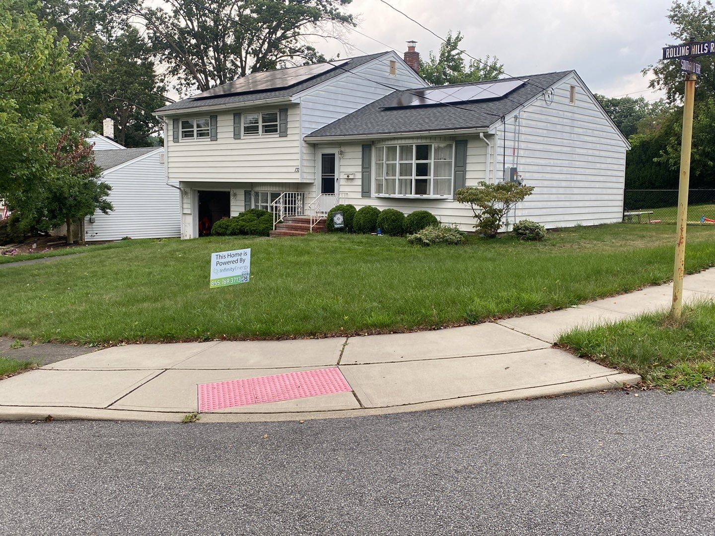 Solar Panel Installation with Exterior Service Change by Infinity Solar Systems