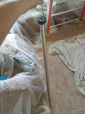 Ceiling Fan Replacement using Harbor Breeze