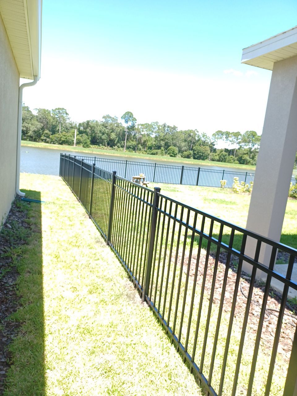 Sarasota, FL 4ft. Tall 3-Rail Black Aluminum Fence by Asap fence and gates, LLC
