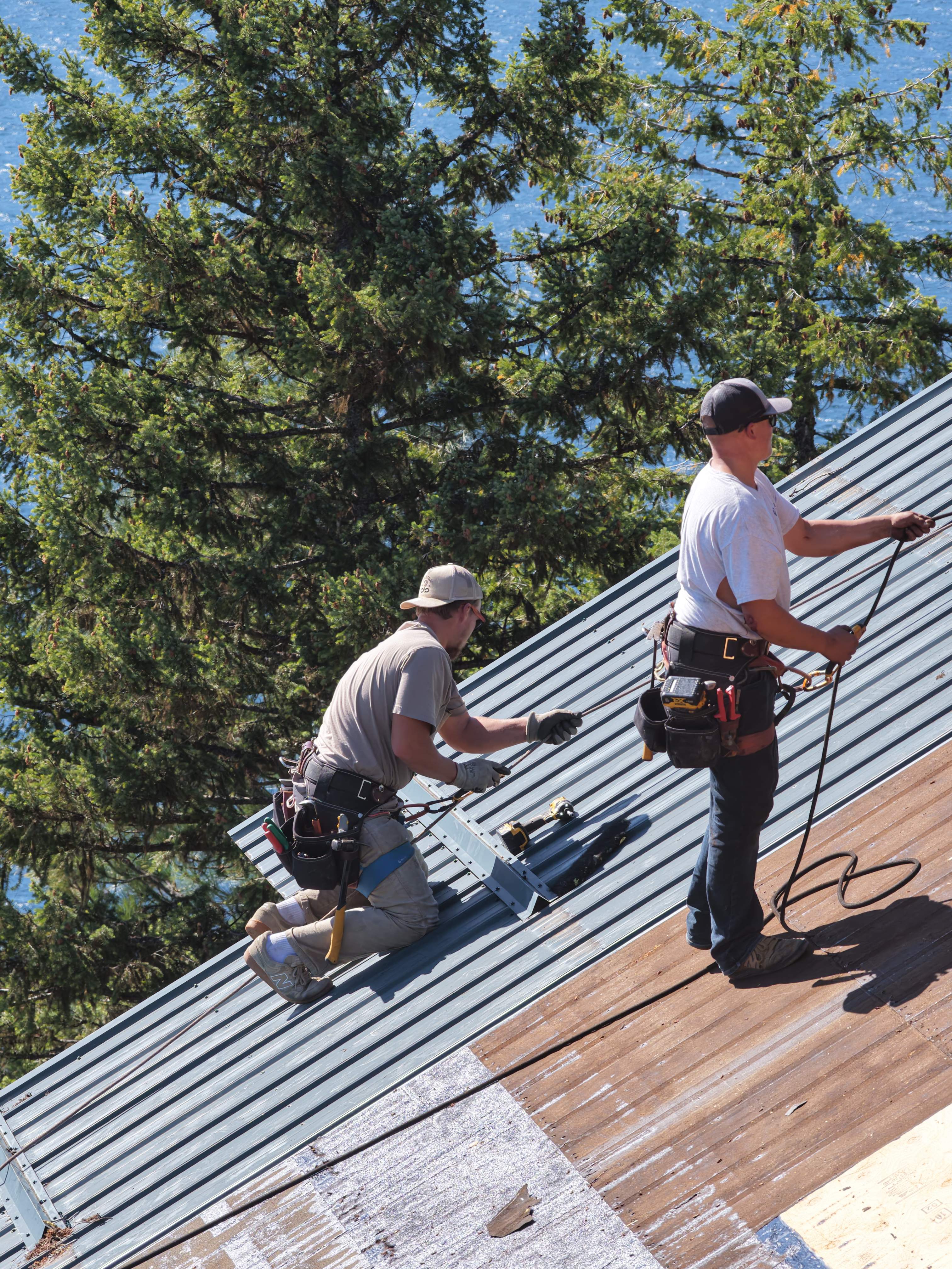 16" Mechanical - Dark Gray  by Montana Roofing Solutions