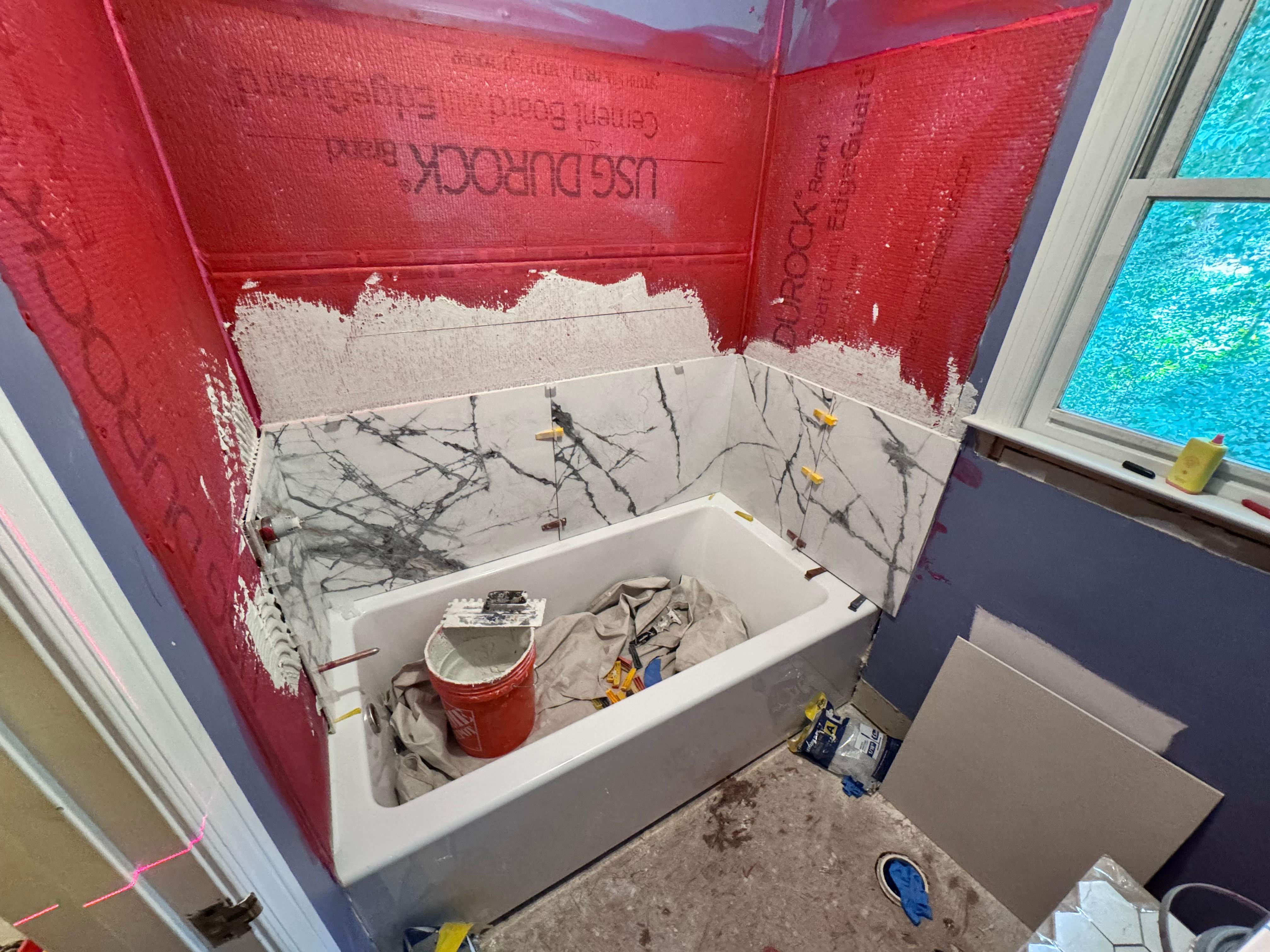 Hall bathroom renovation by Prudencio