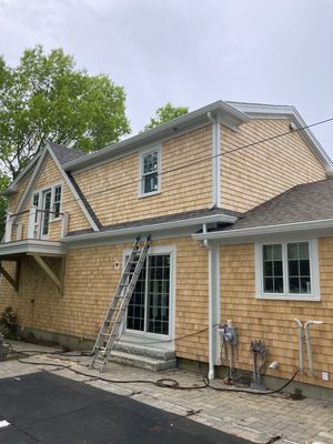 Gutter Installation using 6" K-Style Aluminum Gutter