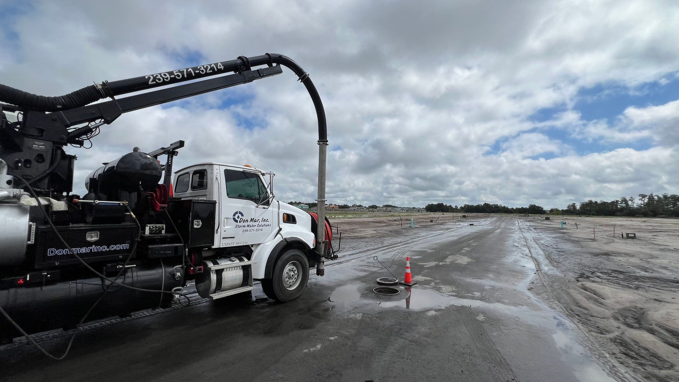 Lehigh Acres New Construction Community Sewer System Cleaning Part 1 by Don Mar, Inc. Storm Water Solutions
